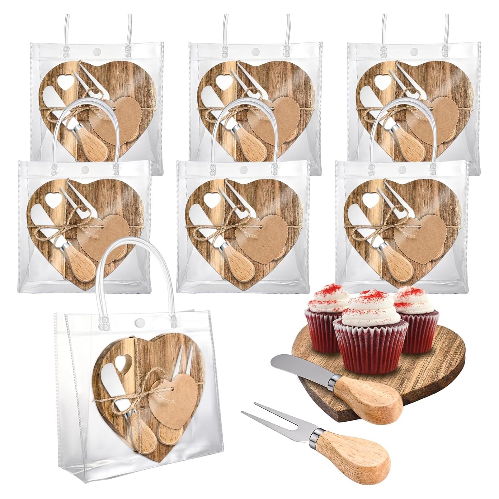 Set de Tabla de Charcutería en Forma de Corazón Olgaa - 6 Piezas