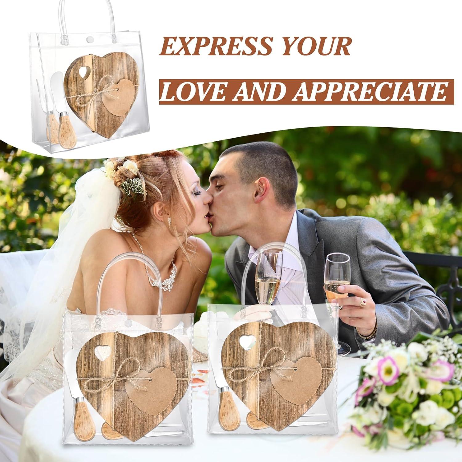 Set de Tabla de Charcutería en Forma de Corazón Olgaa - 6 Piezas