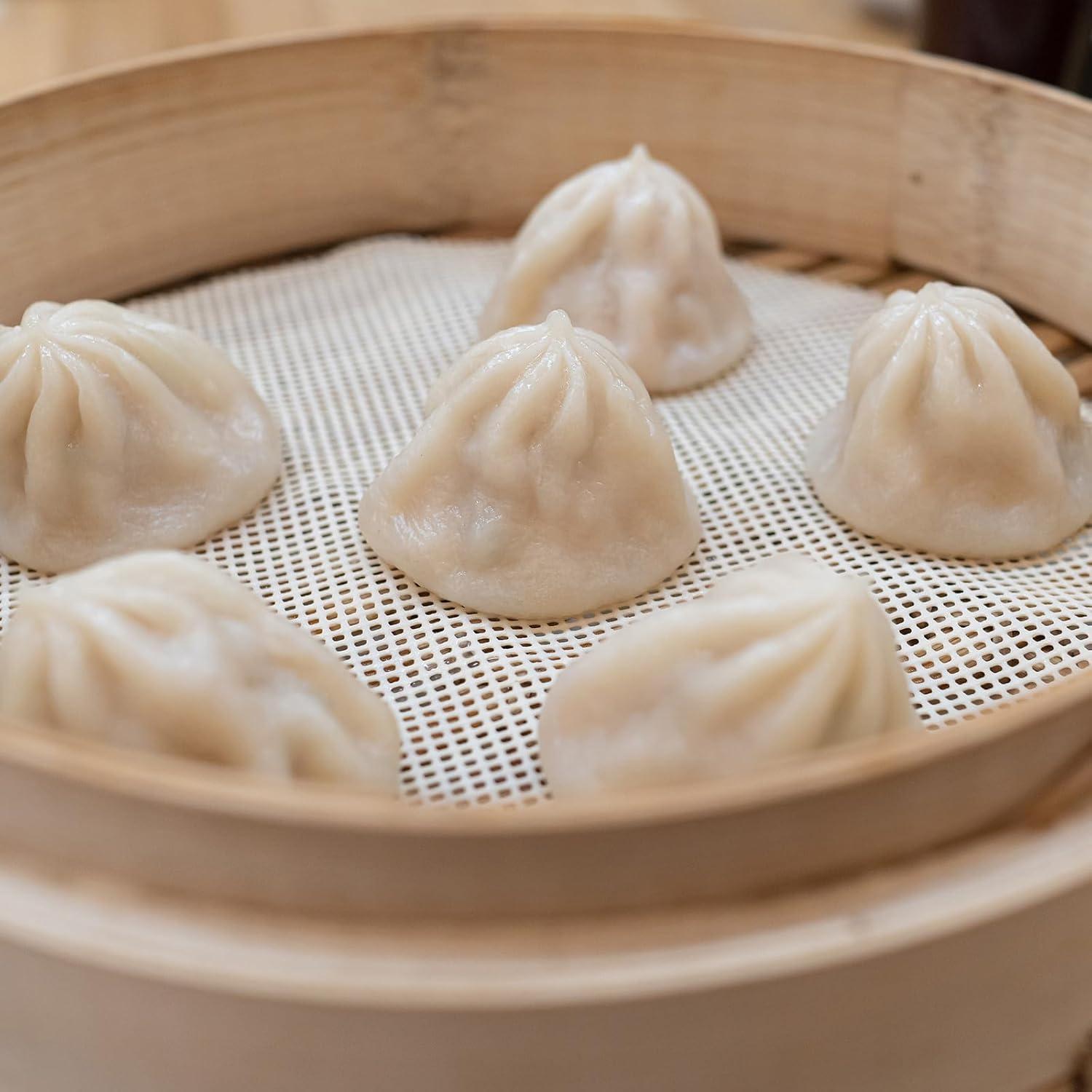 16 Piezas Alfombrillas de Vapor de Silicona 23 cm Sopoloray