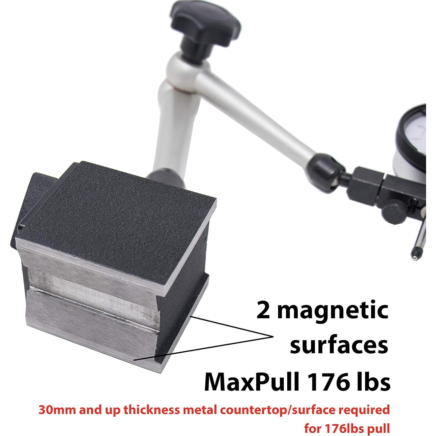 Base Magnética Clockwise Tools MGBR-01 Soporte 79.83kg