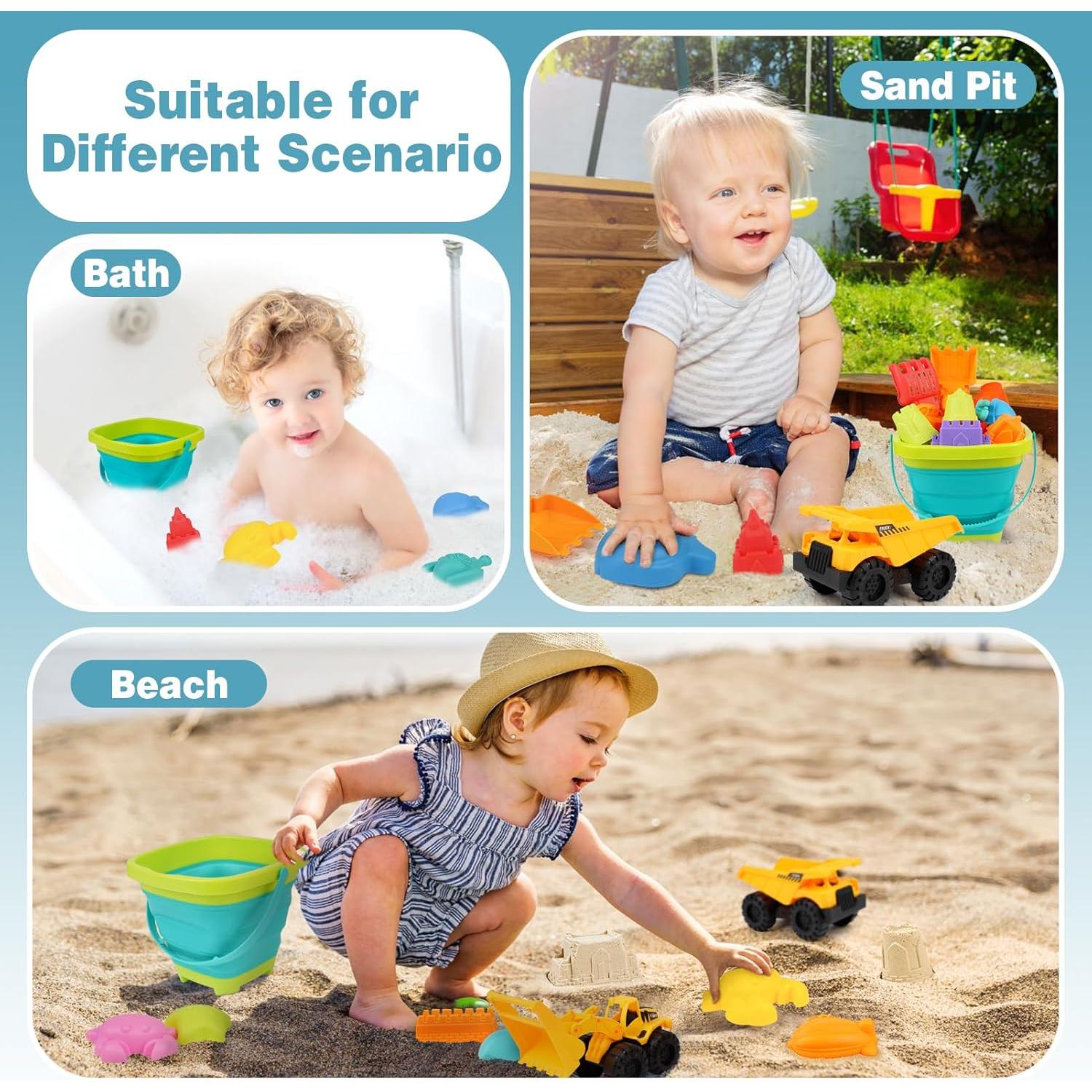 Conjunto de Juguetes de Arena Dreamon 26 Piezas para Niños