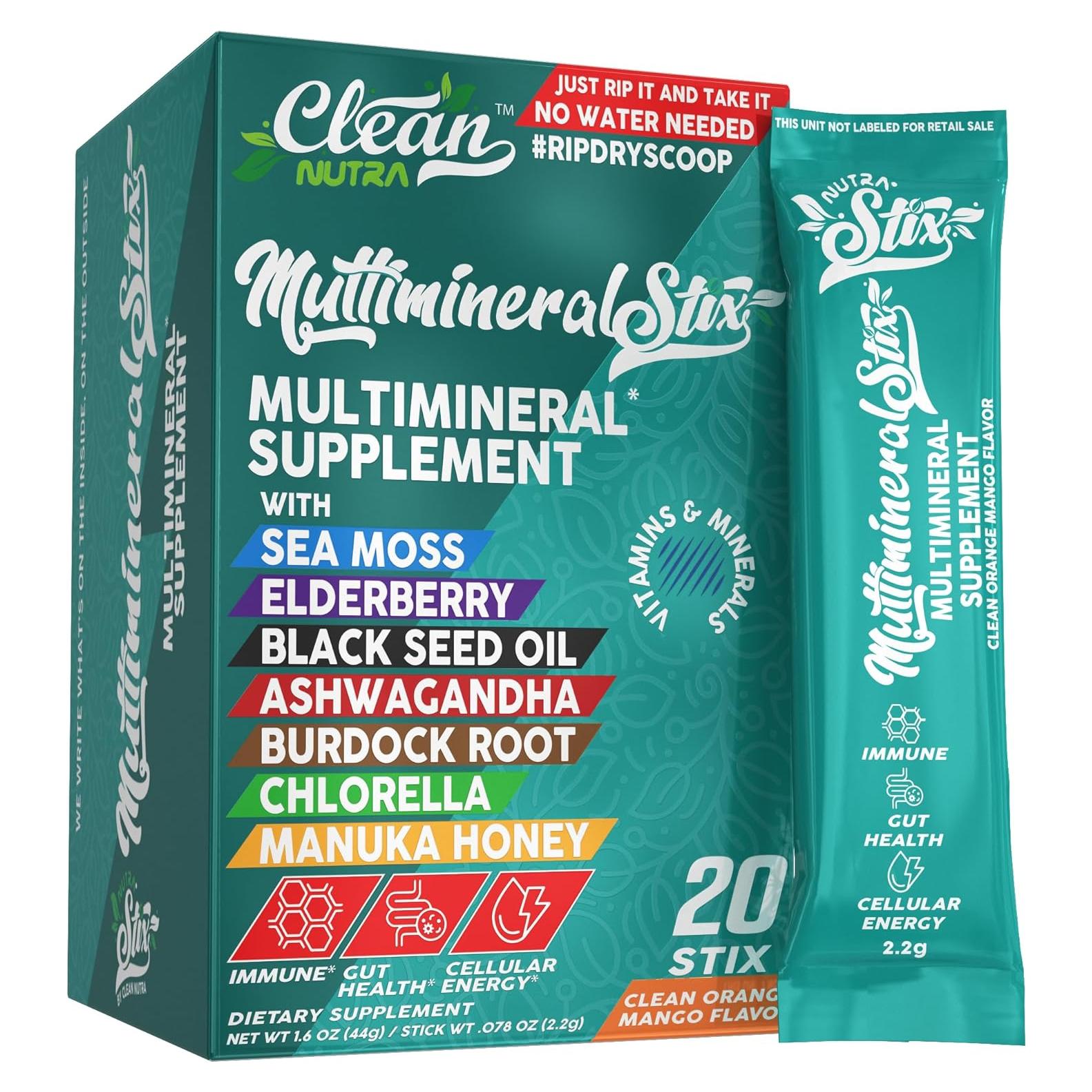 Polvo de Bebida Inmunológica Clean Nutraceuticals - 20 Palitos