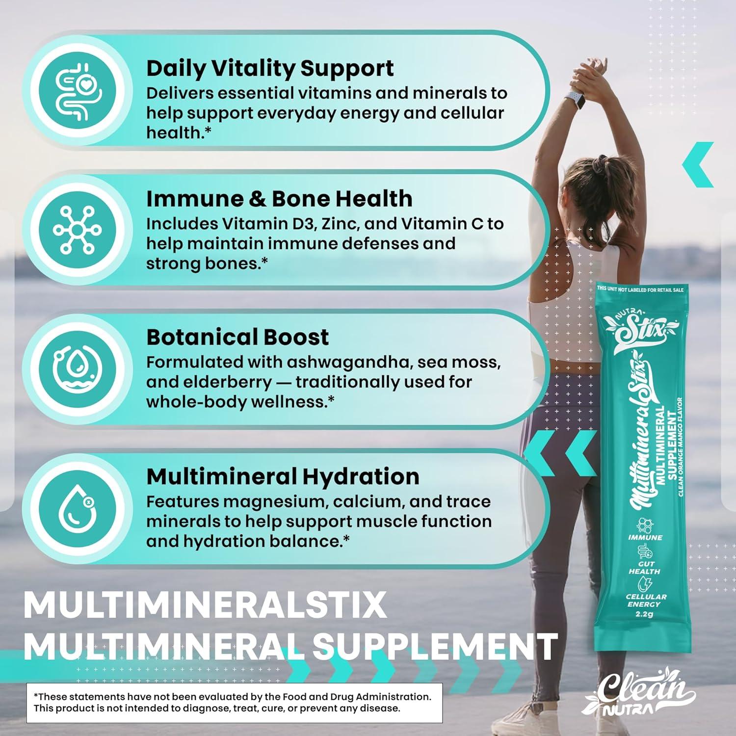 Polvo de Bebida Inmunológica Clean Nutraceuticals - 20 Palitos