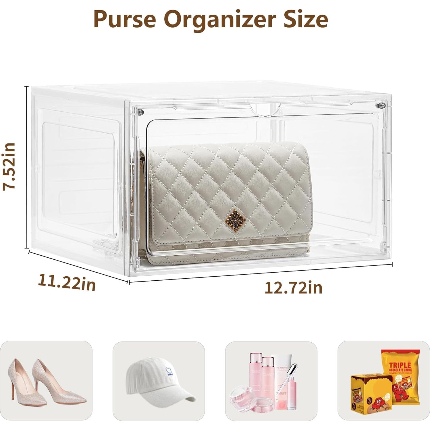 Organizador de Bolsos LXLXXL 4 Piezas con Puerta Magnética