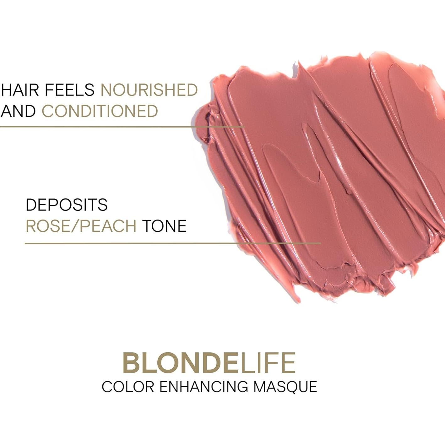Mascarilla Joico Blonde Life 151 ml Rosé Champagne para Cabello Rubio