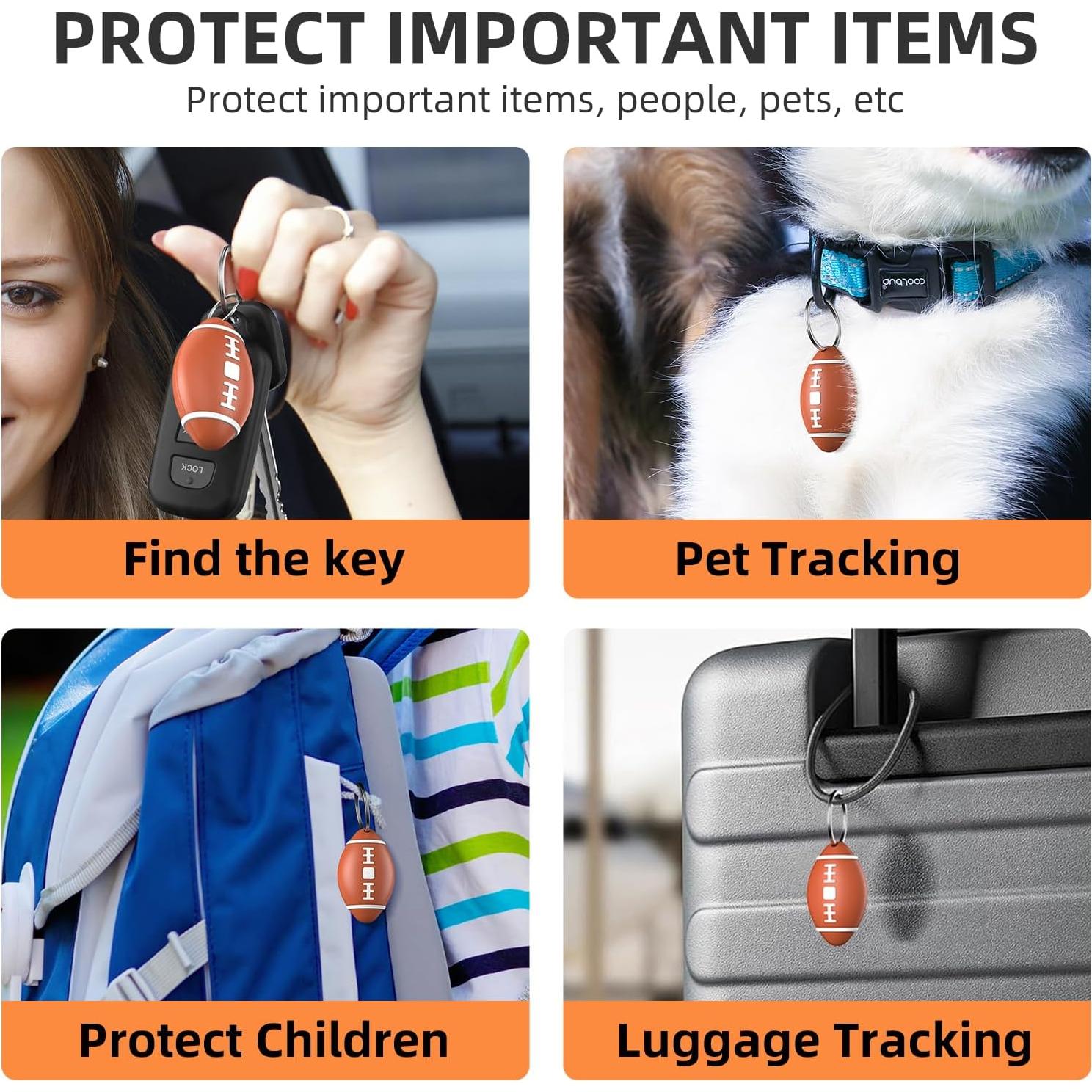 Rastreador GPS Inteligente MIUXGIO F06 Marrón - Find My iOS