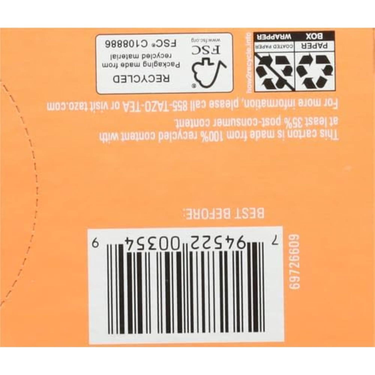 Té de Hierbas TAZO CALMA Manzanilla 16 Bolsitas Sin Cafeína