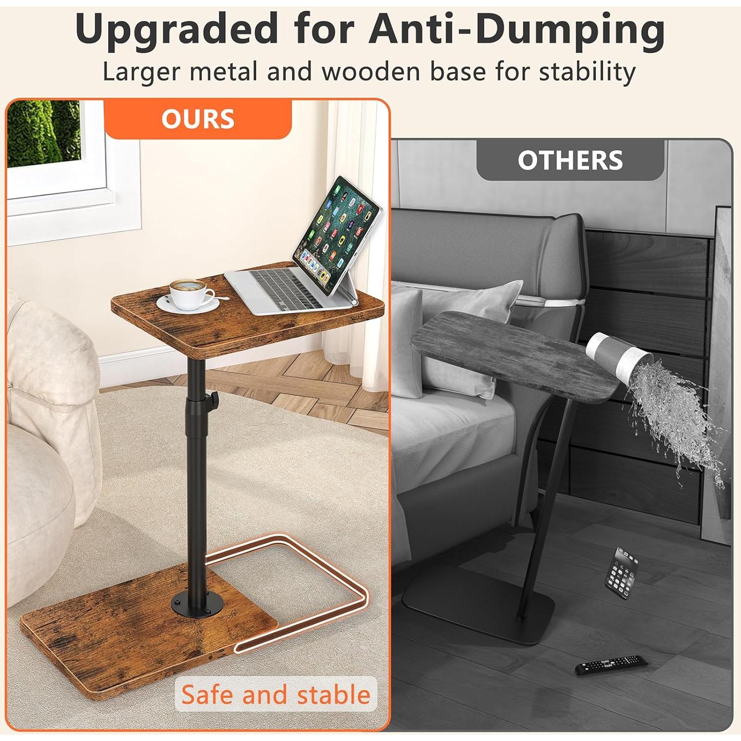 Mesa de bandeja ajustable Dataroad Selead BZ001 - Negro