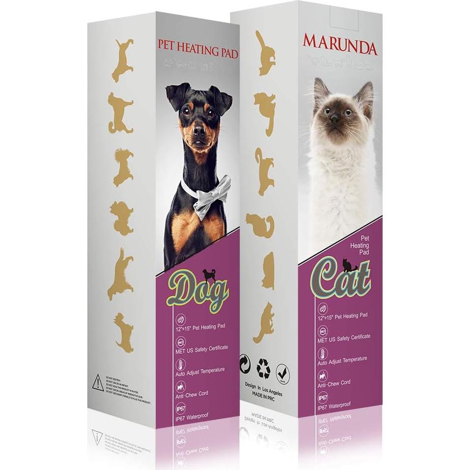 Almohadilla Térmica Eléctrica para Mascotas MARUNDA Azul S-30x40cm