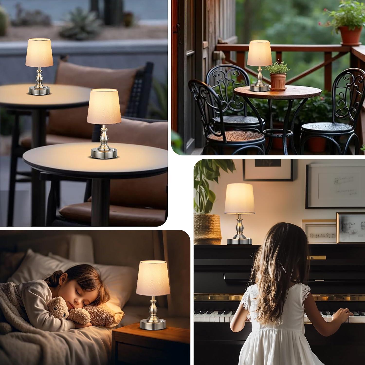 Lámpara de Mesa LED Inalámbrica PARTPHONER 5200mAh Regulable