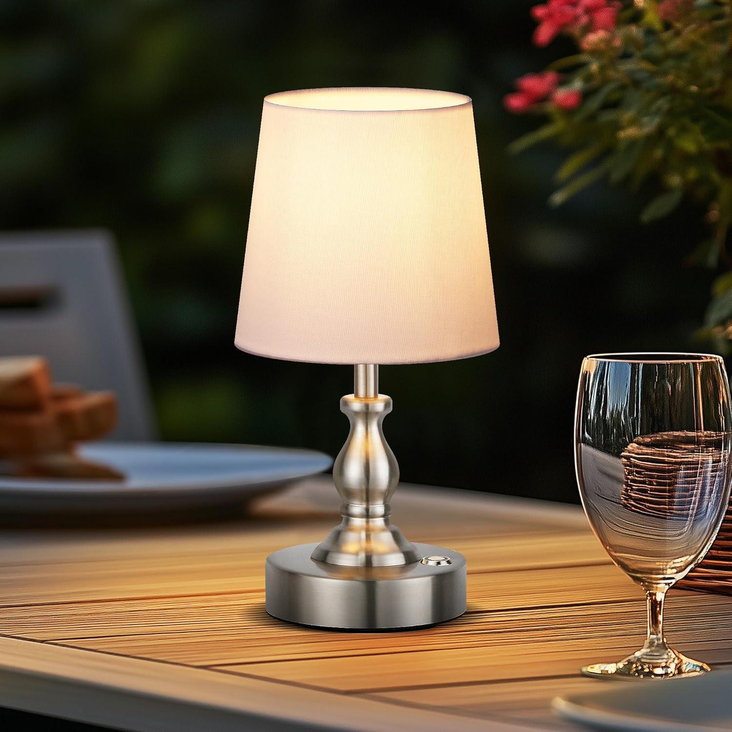 Lámpara de Mesa LED Inalámbrica PARTPHONER 5200mAh Regulable