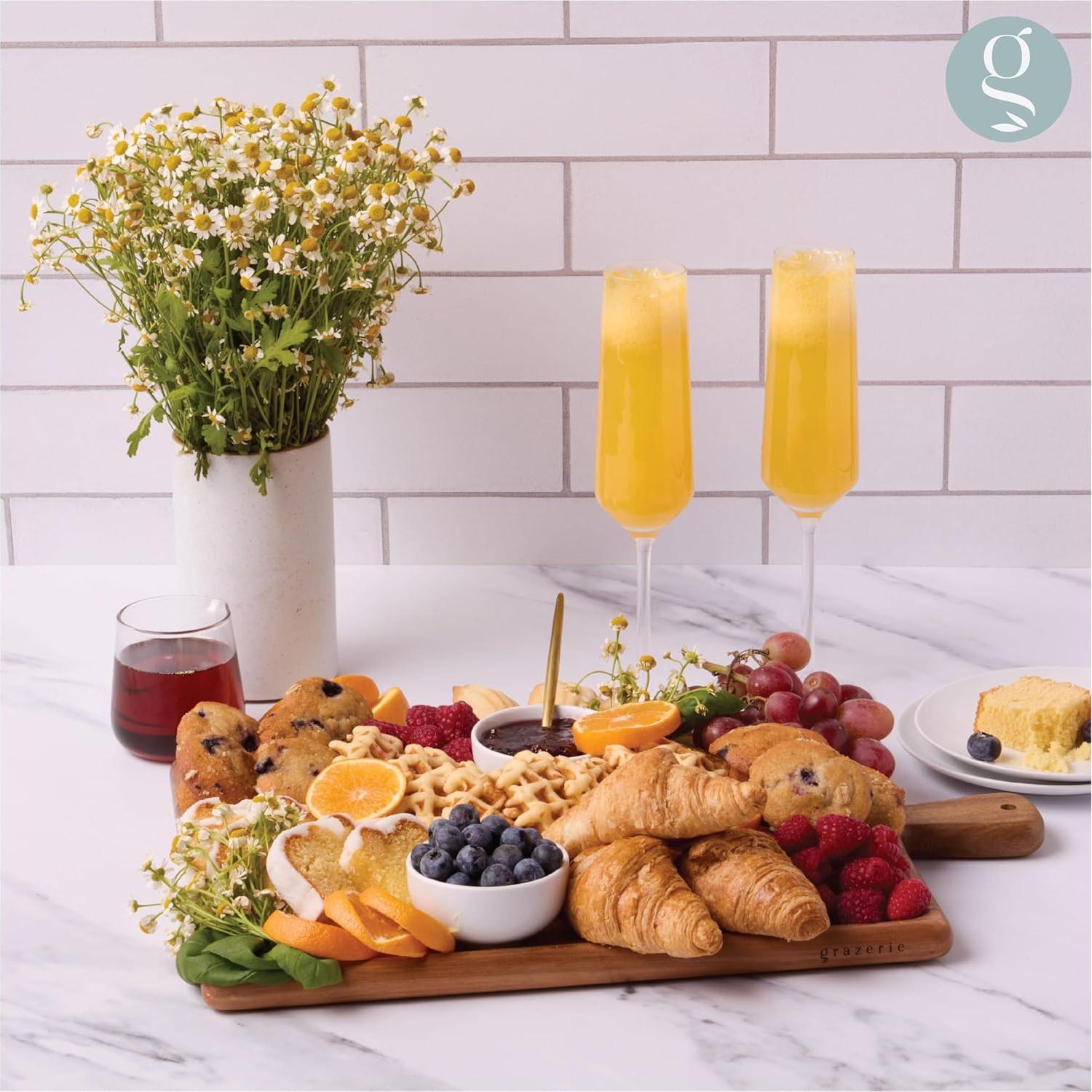 Juego de Tabla de Charcutería Grazerie 10 Piezas Acacia