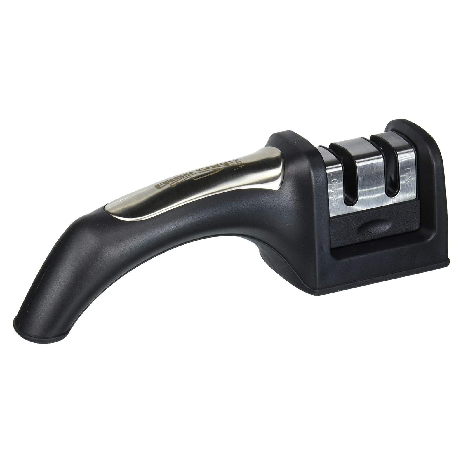 Afilador de cuchillos Ergo Chef Fastedge 2 etapas, negro