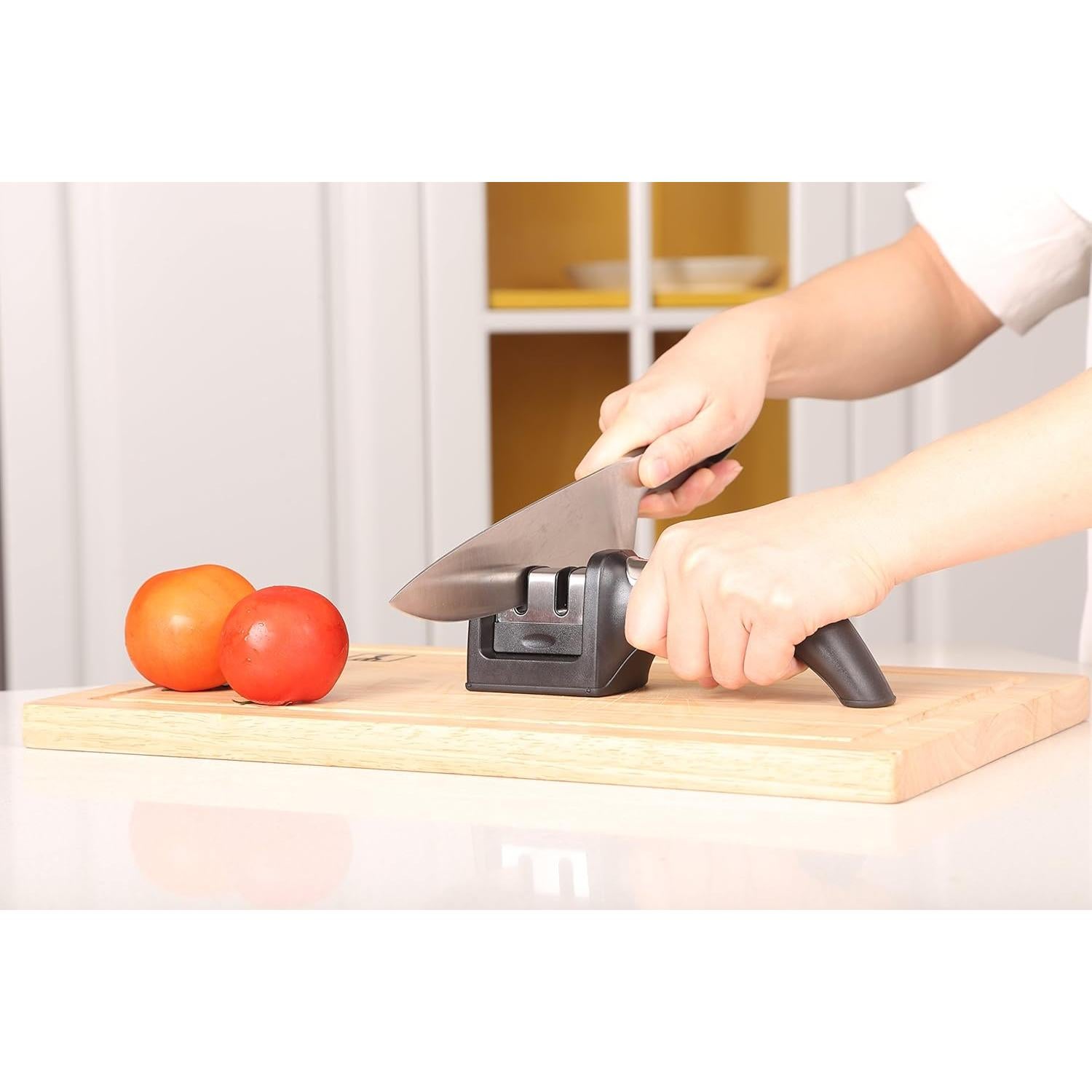 Afilador de cuchillos Ergo Chef Fastedge 2 etapas, negro