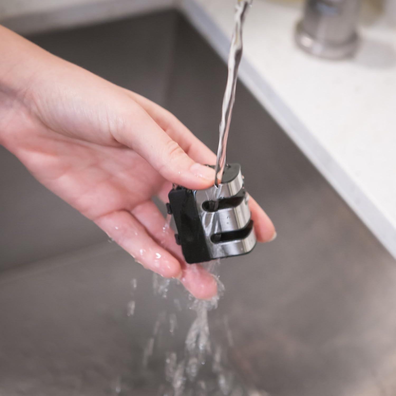 Afilador de cuchillos Ergo Chef Fastedge 2 etapas, negro