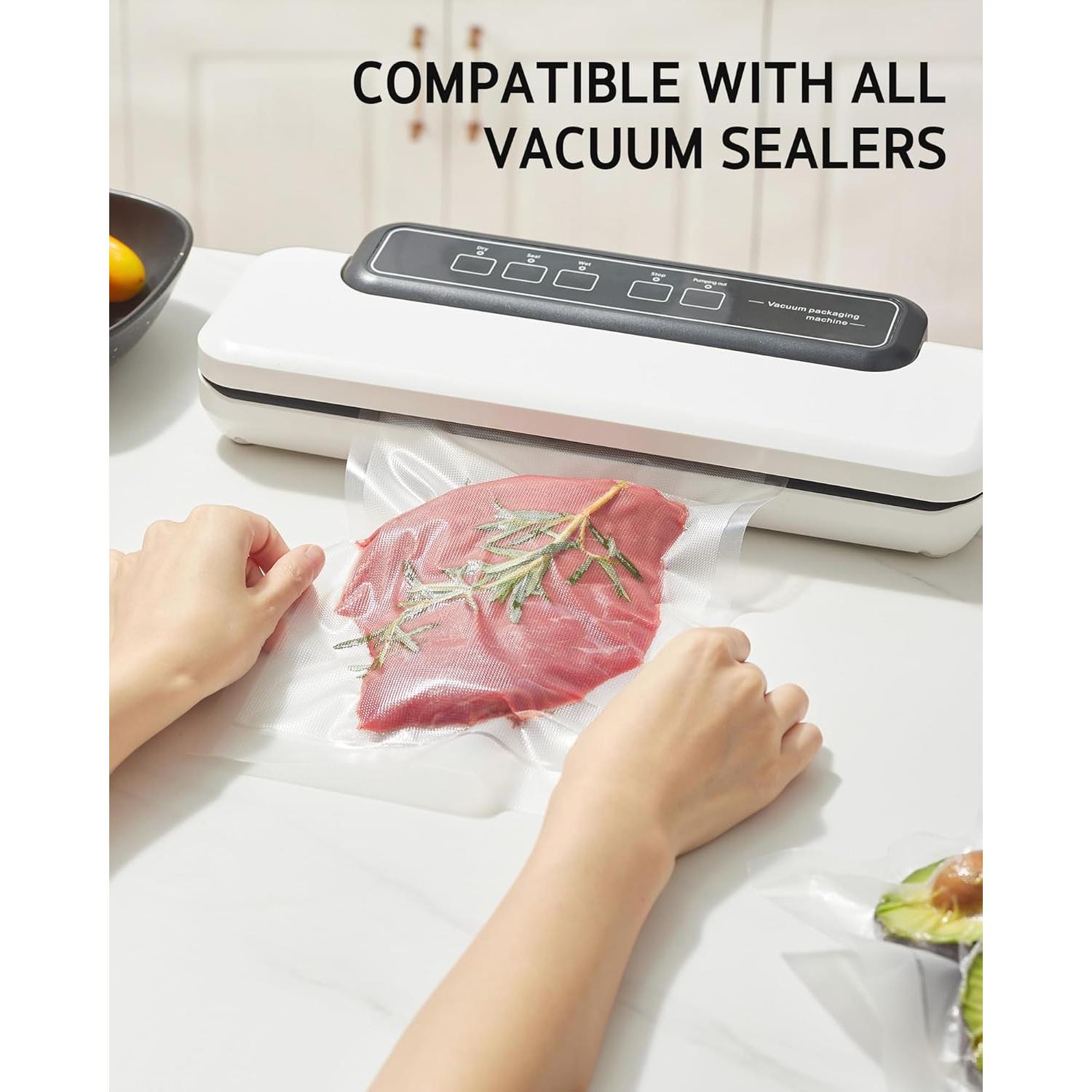 Bolsas de Sellado al Vacío Syntus 11" y 8" x 100' Libre BPA