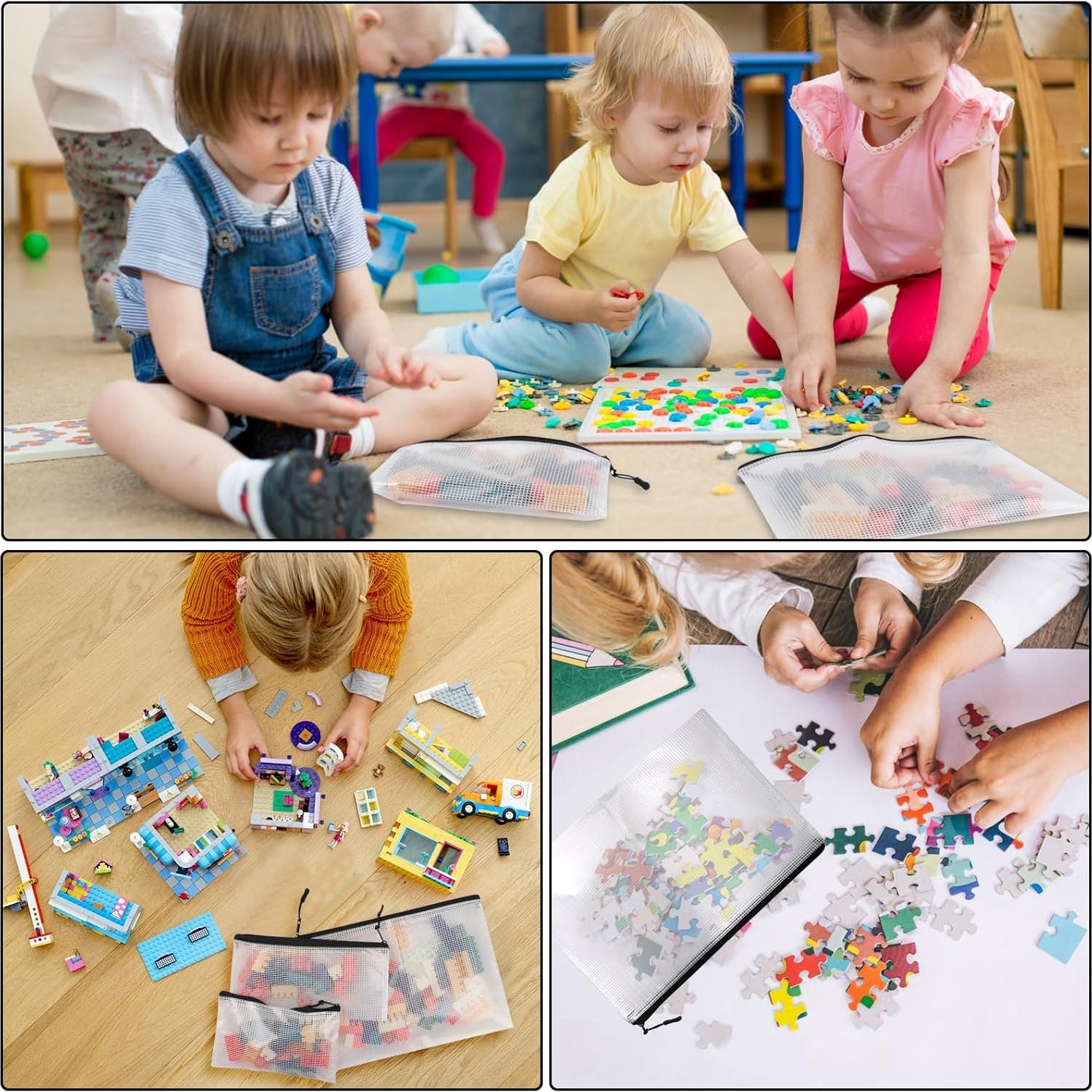 20 Bolsas de Malla con Cremallera YOPCDJ Multitamaño Impermeables