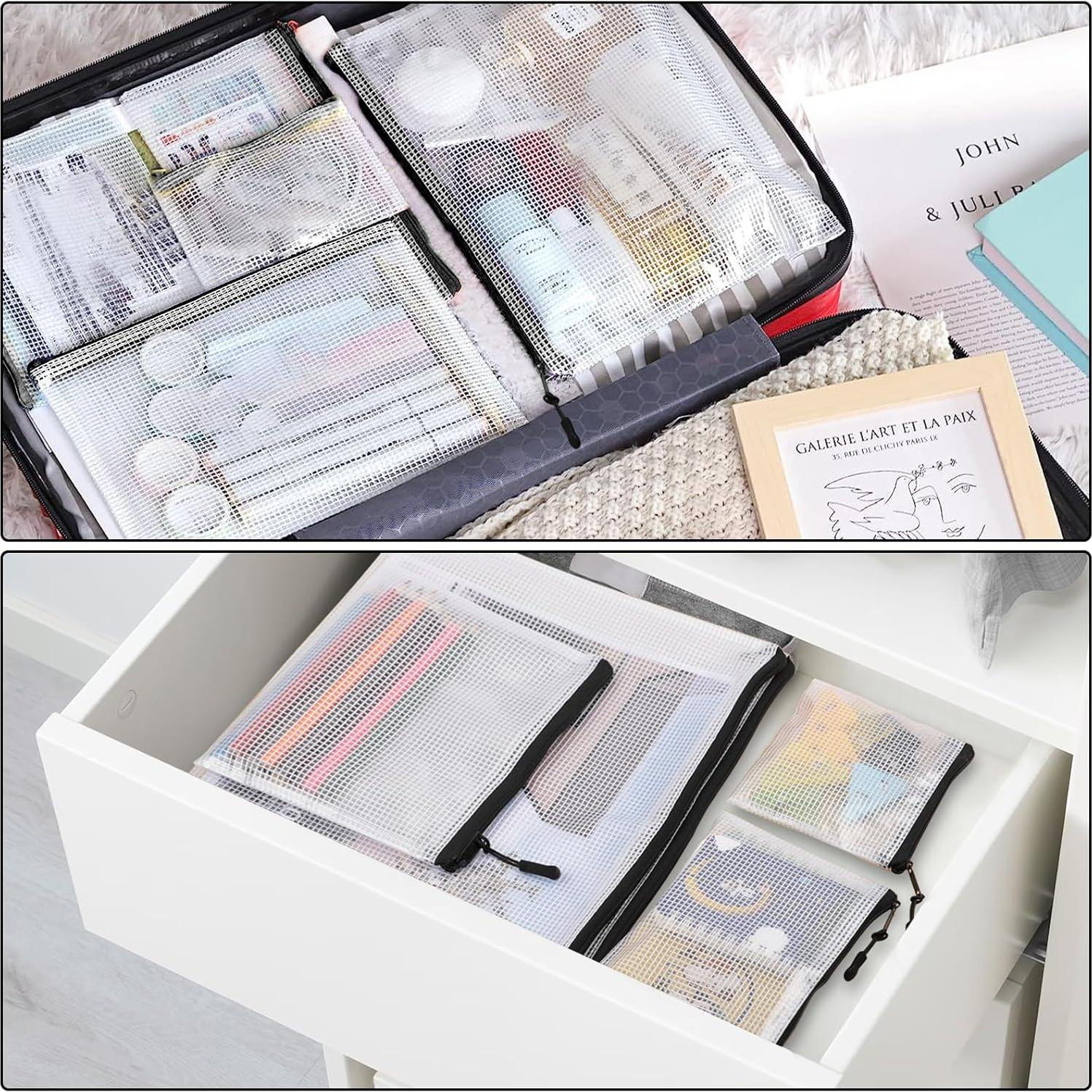 20 Bolsas de Malla con Cremallera YOPCDJ Multitamaño Impermeables