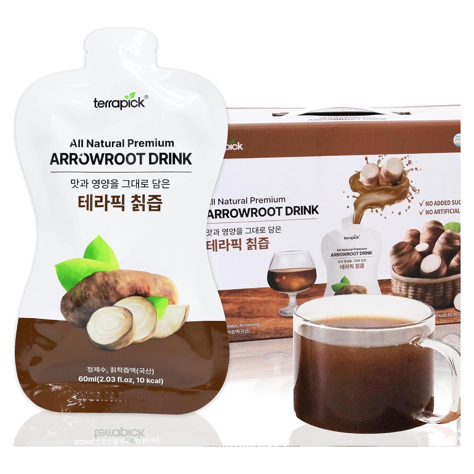 Bebida Natural de Arrurruz TerraPick 60ml x 30 Bolsitas