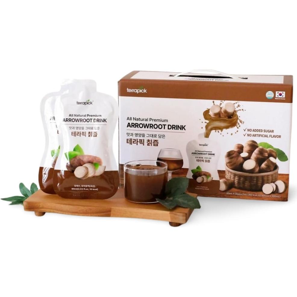 Bebida Natural de Arrurruz TerraPick 60ml x 30 Bolsitas