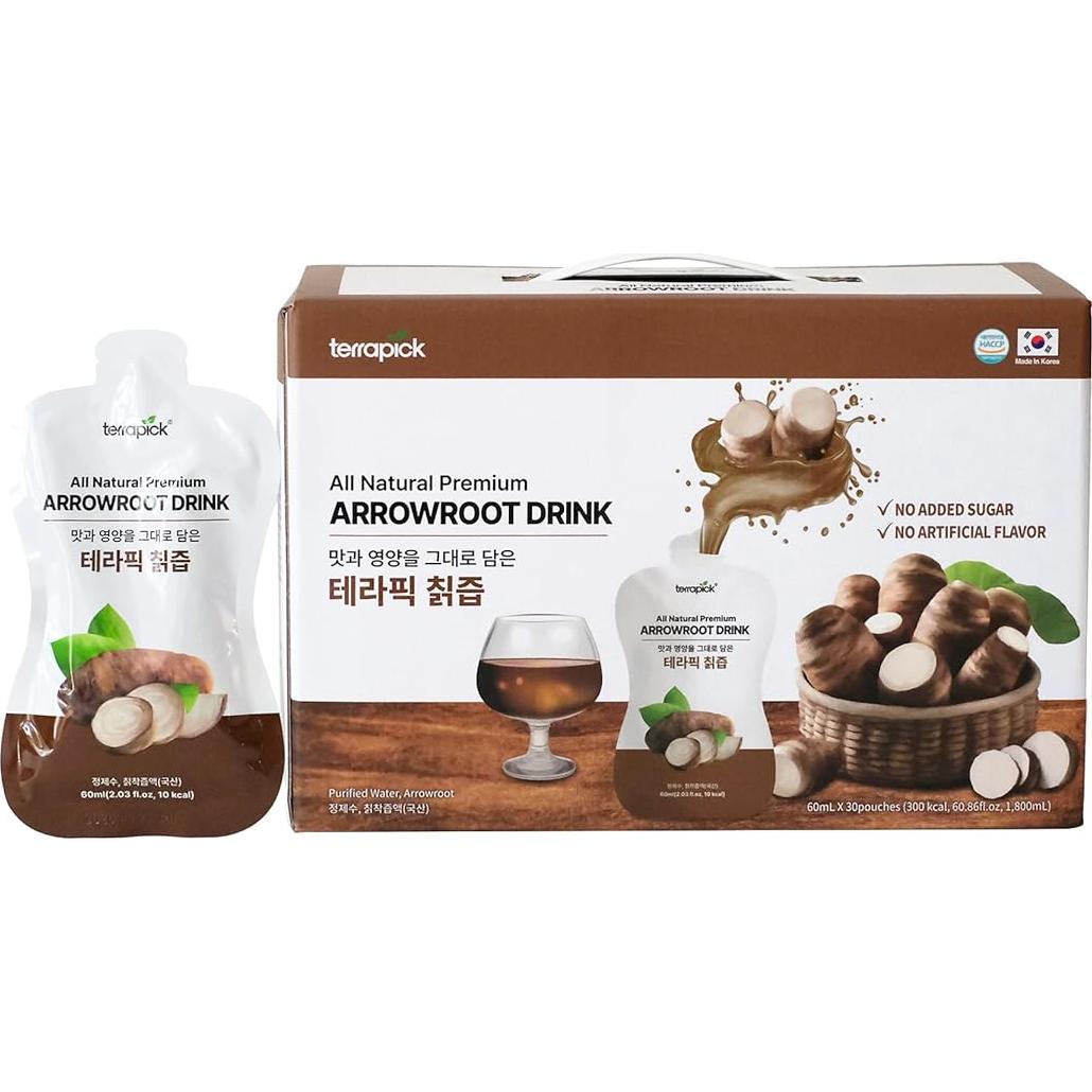 Bebida Natural de Arrurruz TerraPick 60ml x 30 Bolsitas