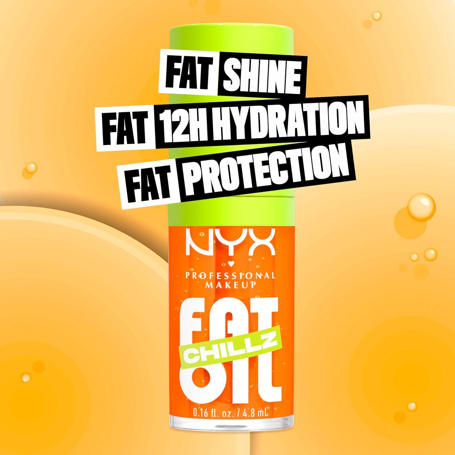 Aceite Labial Brillante NYX Citrus Chiller 4.73 ml Vegano