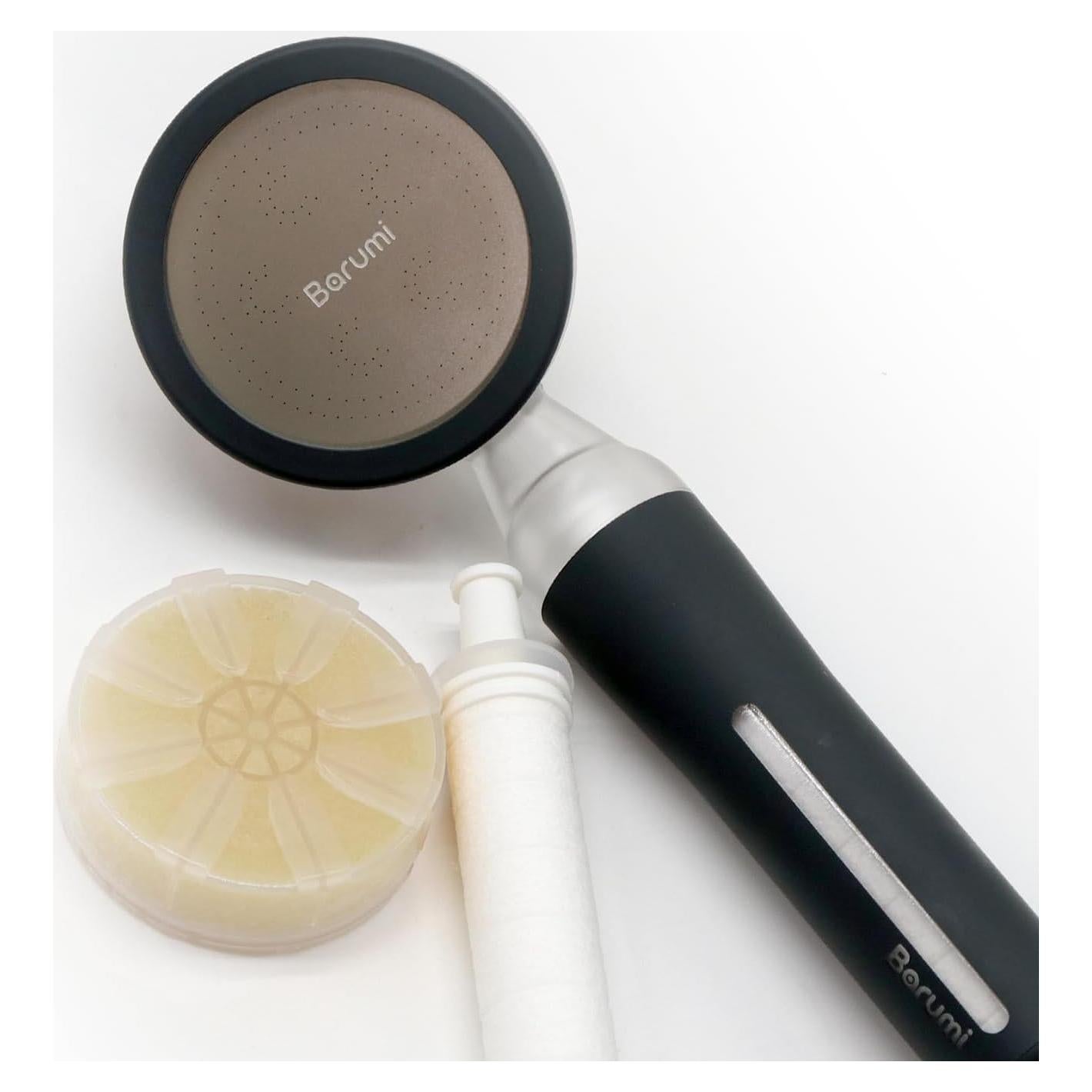 Cabezal de Ducha Portátil Barumi Pluo con Filtro de Vitamina C