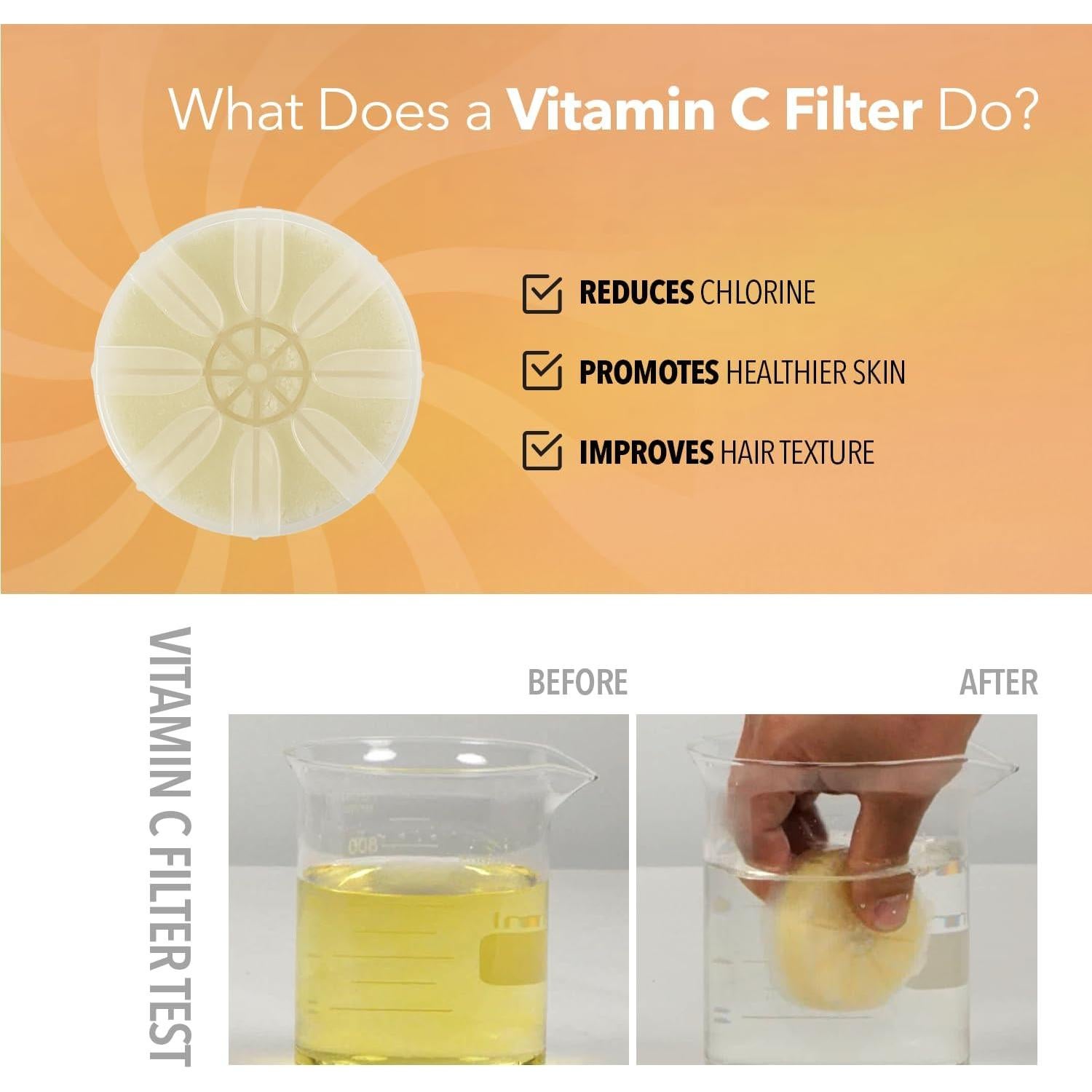 Cabezal de Ducha Portátil Barumi Pluo con Filtro de Vitamina C