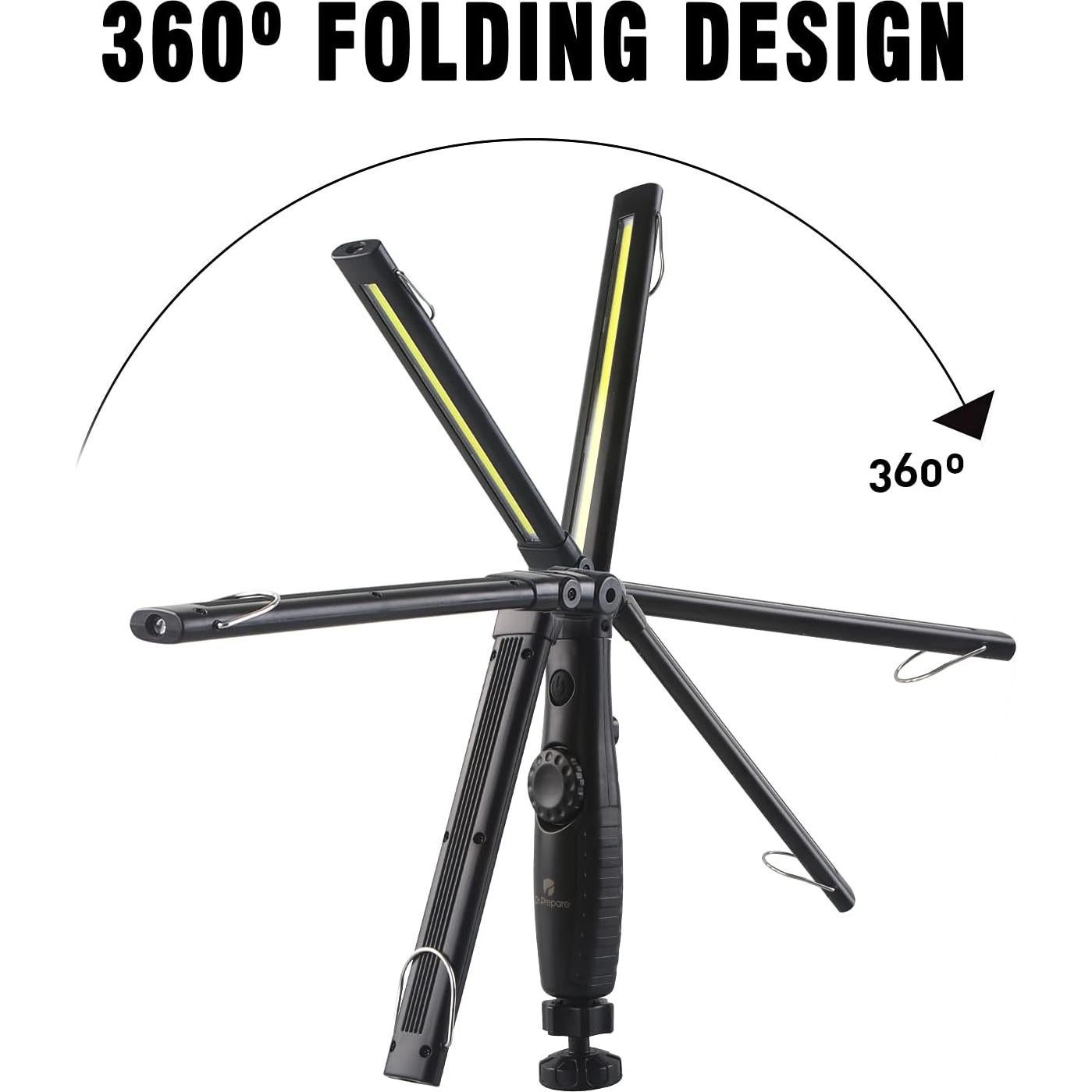 Luz de Trabajo LED Dr. Prepare 700 Lúmenes Plegable 2 Paquete