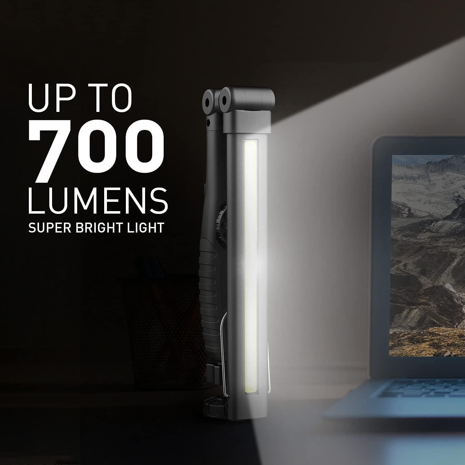 Luz de Trabajo LED Dr. Prepare 700 Lúmenes Plegable 2 Paquete