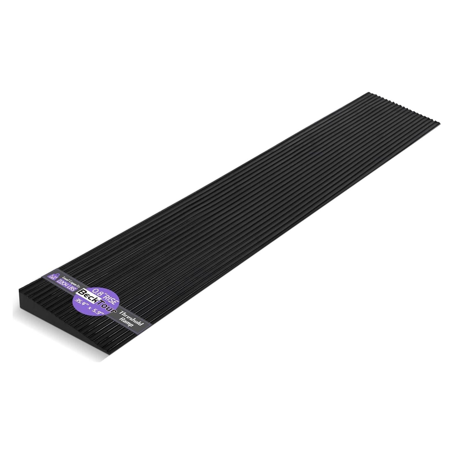 Rampa de umbral de goma BeckTour 0.8" altura 998.4 kg