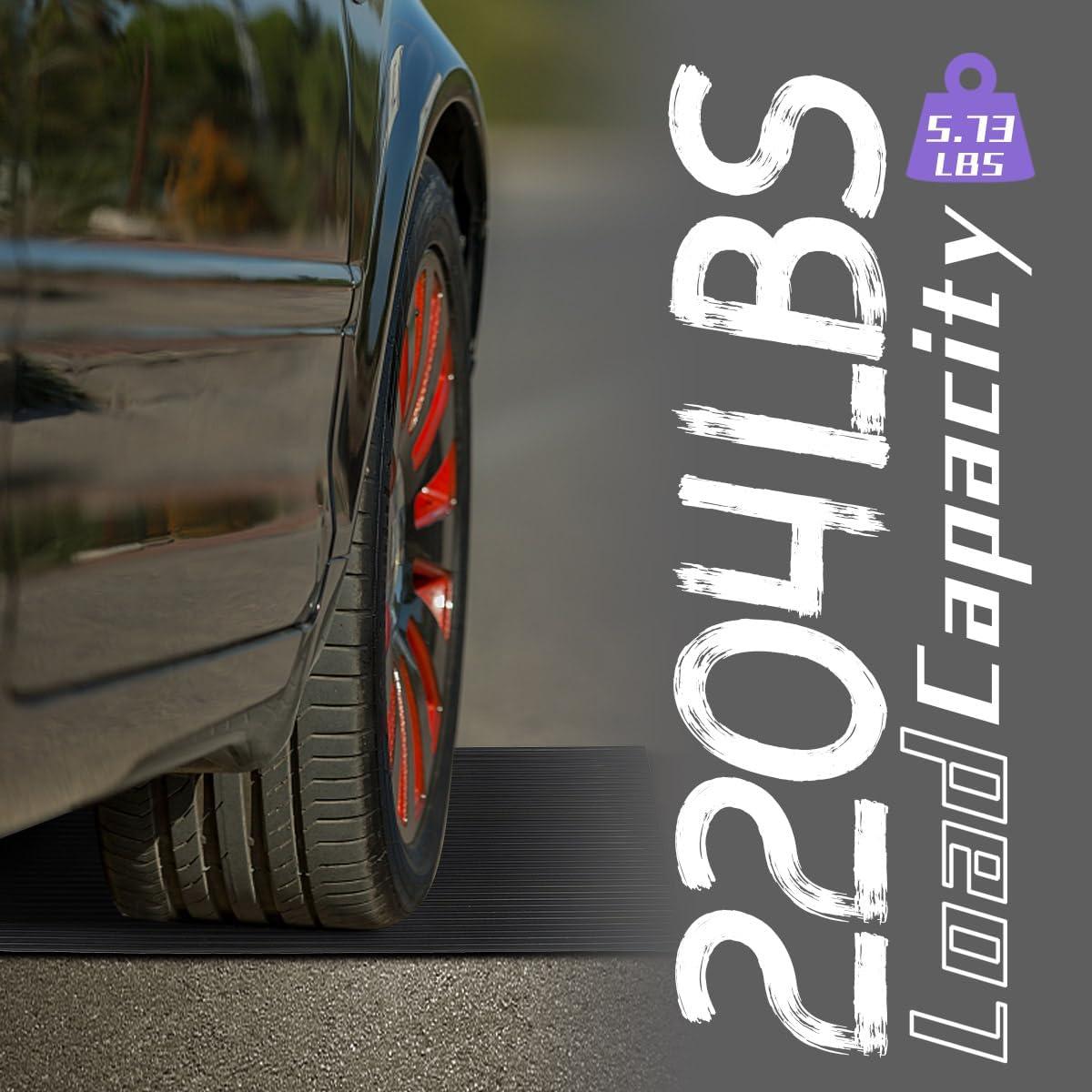 Rampa de umbral de goma BeckTour 0.8" altura 998.4 kg