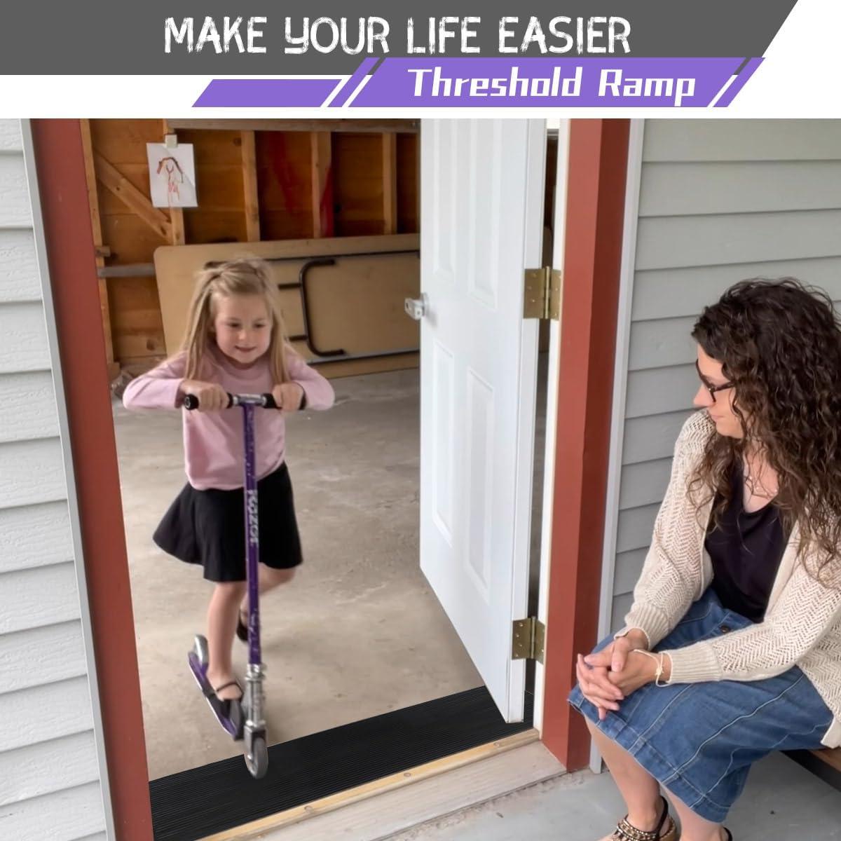 Rampa de umbral de goma BeckTour 0.8" altura 998.4 kg