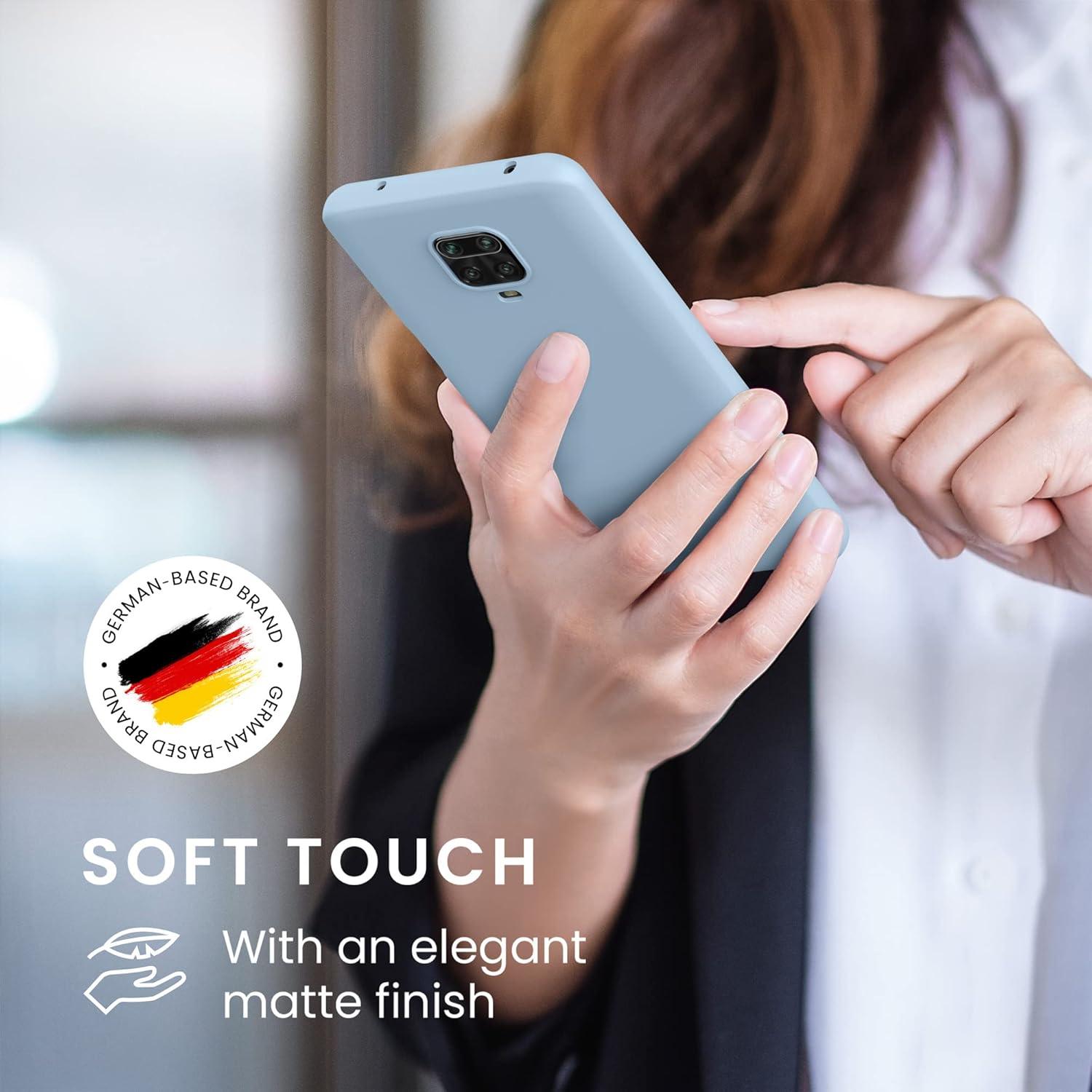 Funda TPU Silicona Suave kwmobile para Xiaomi Redmi Note 9S/9 Pro - Azul Paloma