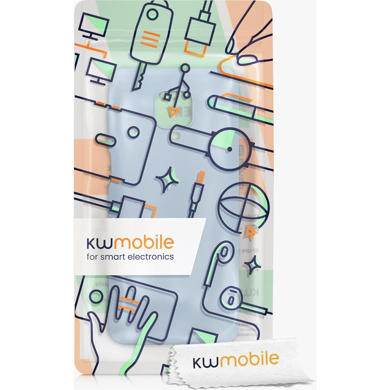 Funda TPU Silicona Suave kwmobile para Xiaomi Redmi Note 9S/9 Pro - Azul Paloma