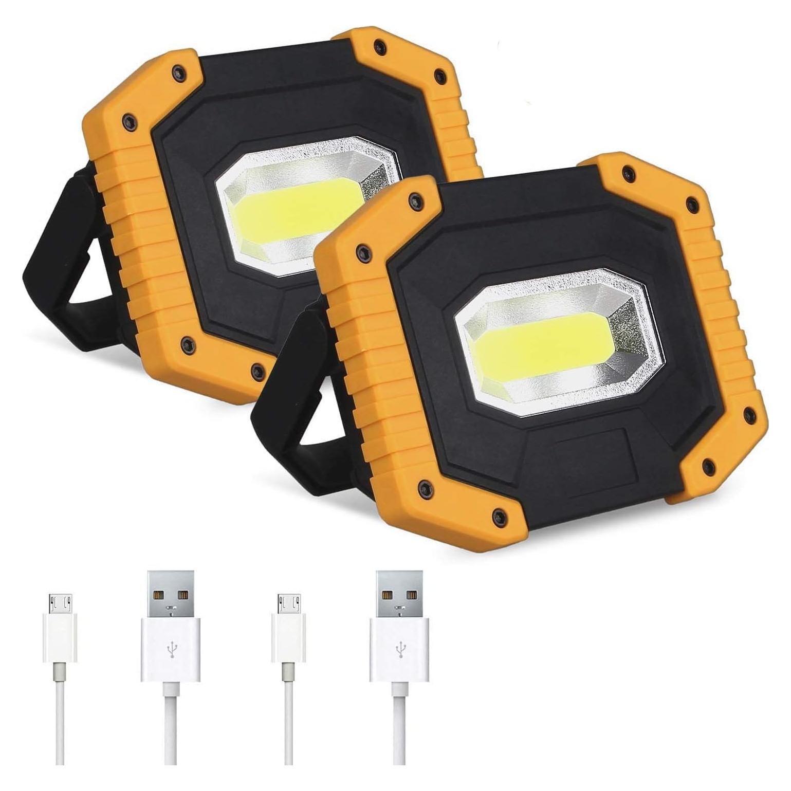 Luz de trabajo LED AUMIO PWL0101X2 30W 2000LM recargable