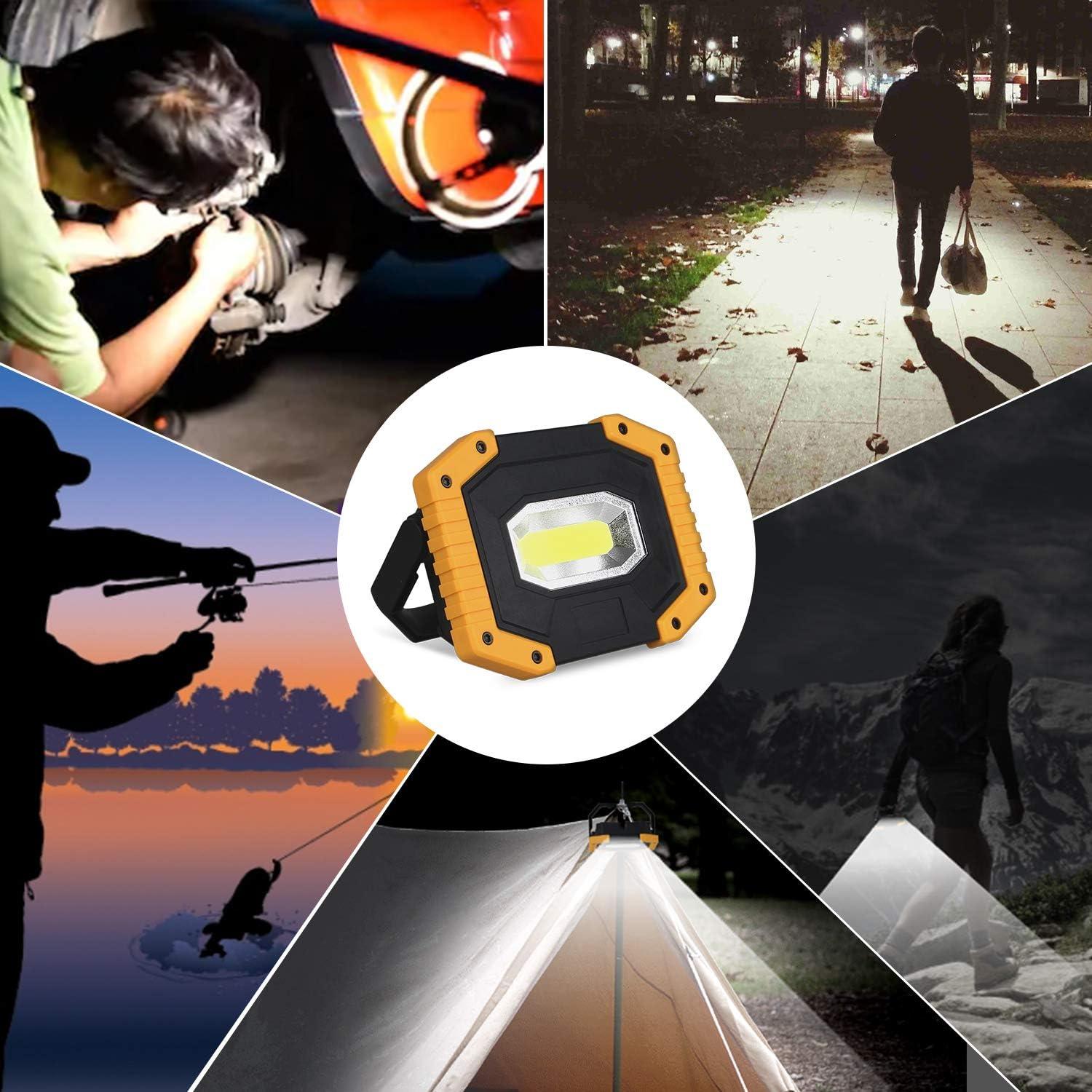 Luz de trabajo LED AUMIO PWL0101X2 30W 2000LM recargable