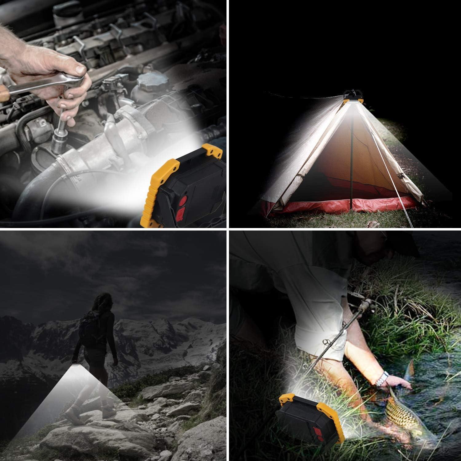 Luz de trabajo LED AUMIO PWL0101X2 30W 2000LM recargable