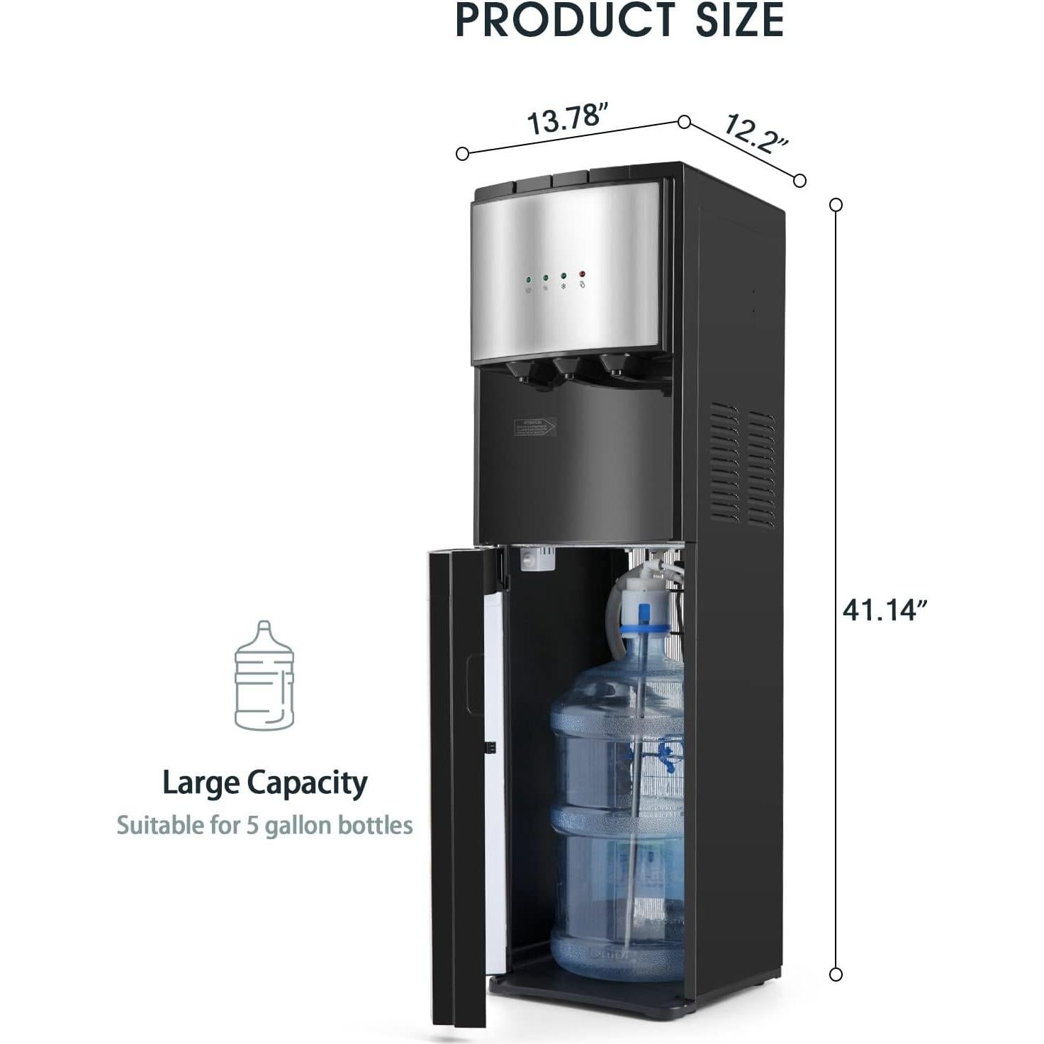 Dispensador de Agua COSVALVE 5 Galones Carga Inferior 3 Temperaturas