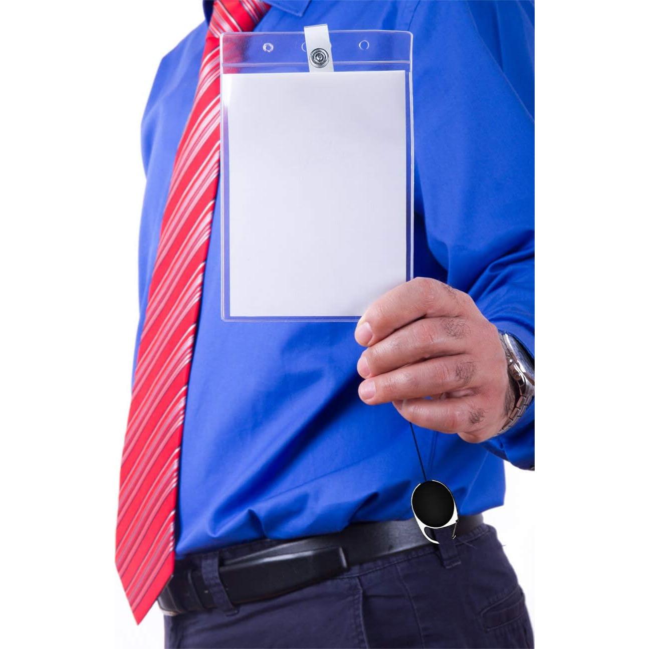 Portador de Insignia Retráctil Selizo 6 Piezas Colorido