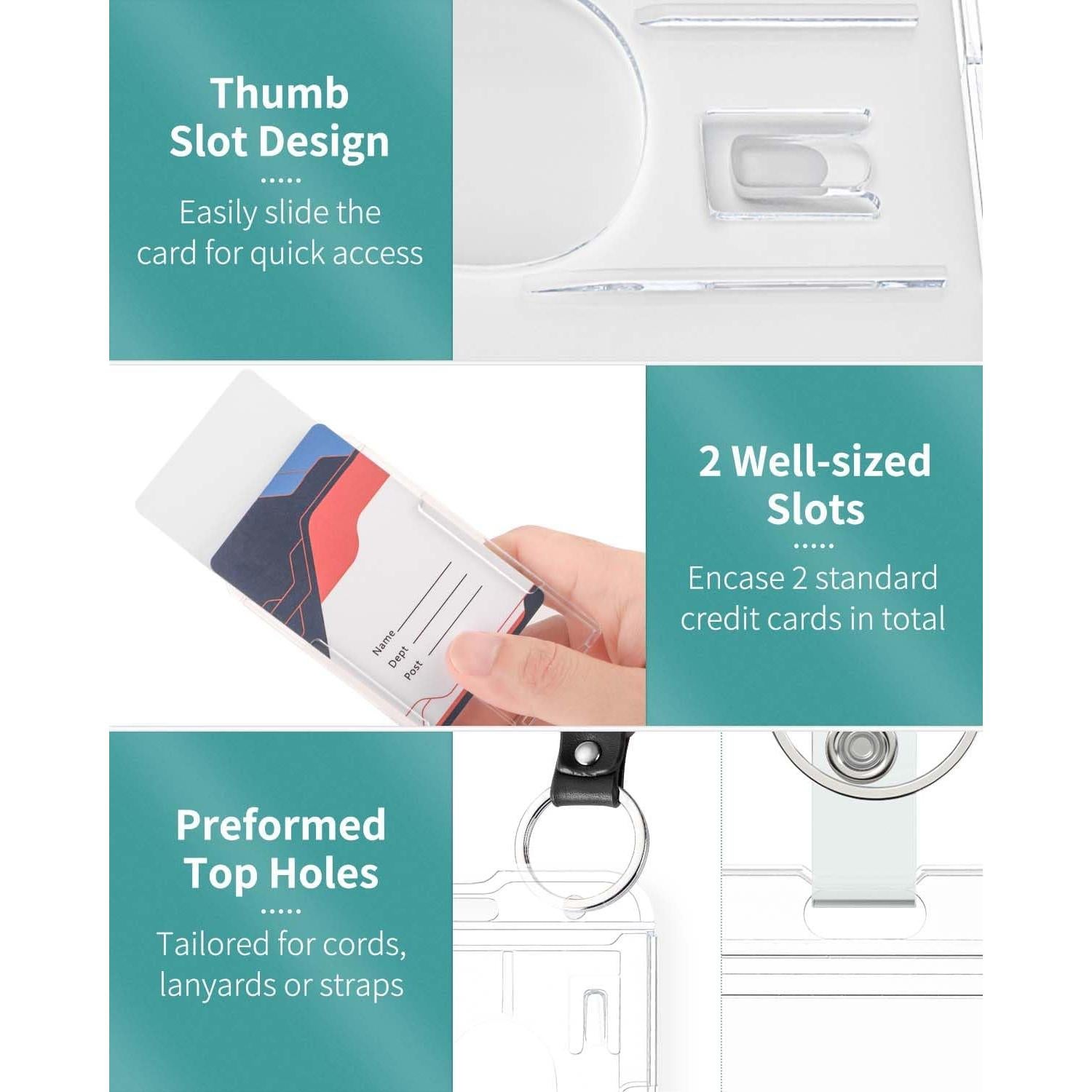 Pawfly Soporte Vertical 2 Tarjetas con Carabina y Clip