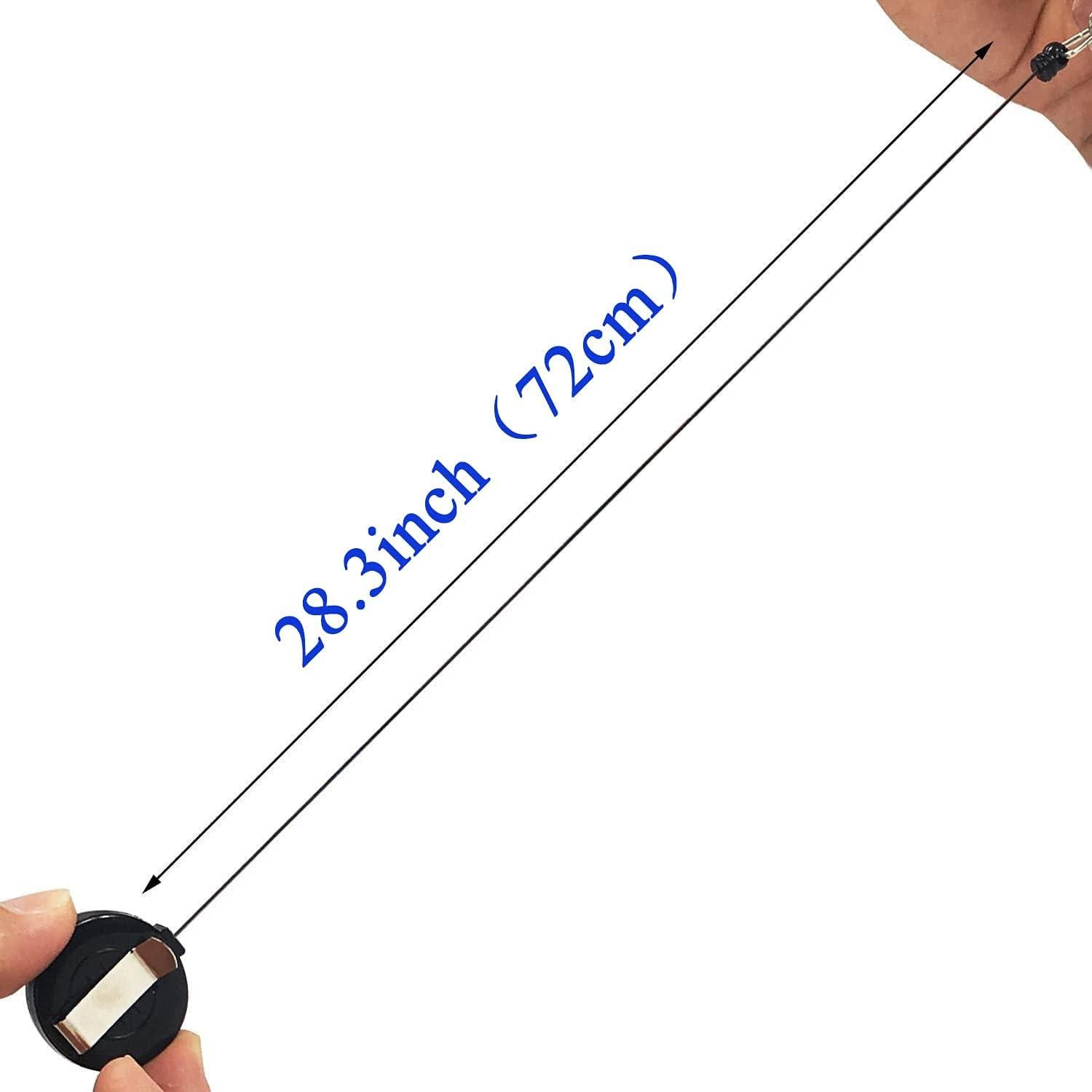 Portabrochuras Retráctiles JANYUN 100 Pcs Negro 71.9 cm