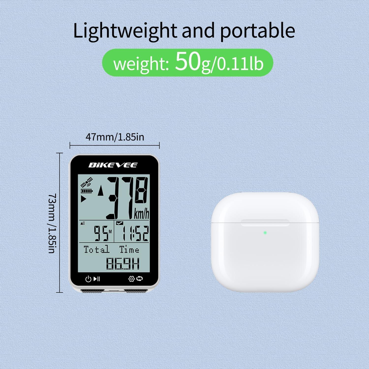 Computadora de Bicicleta GPS Bikevee BKV310A LCD 2.4" IPX7