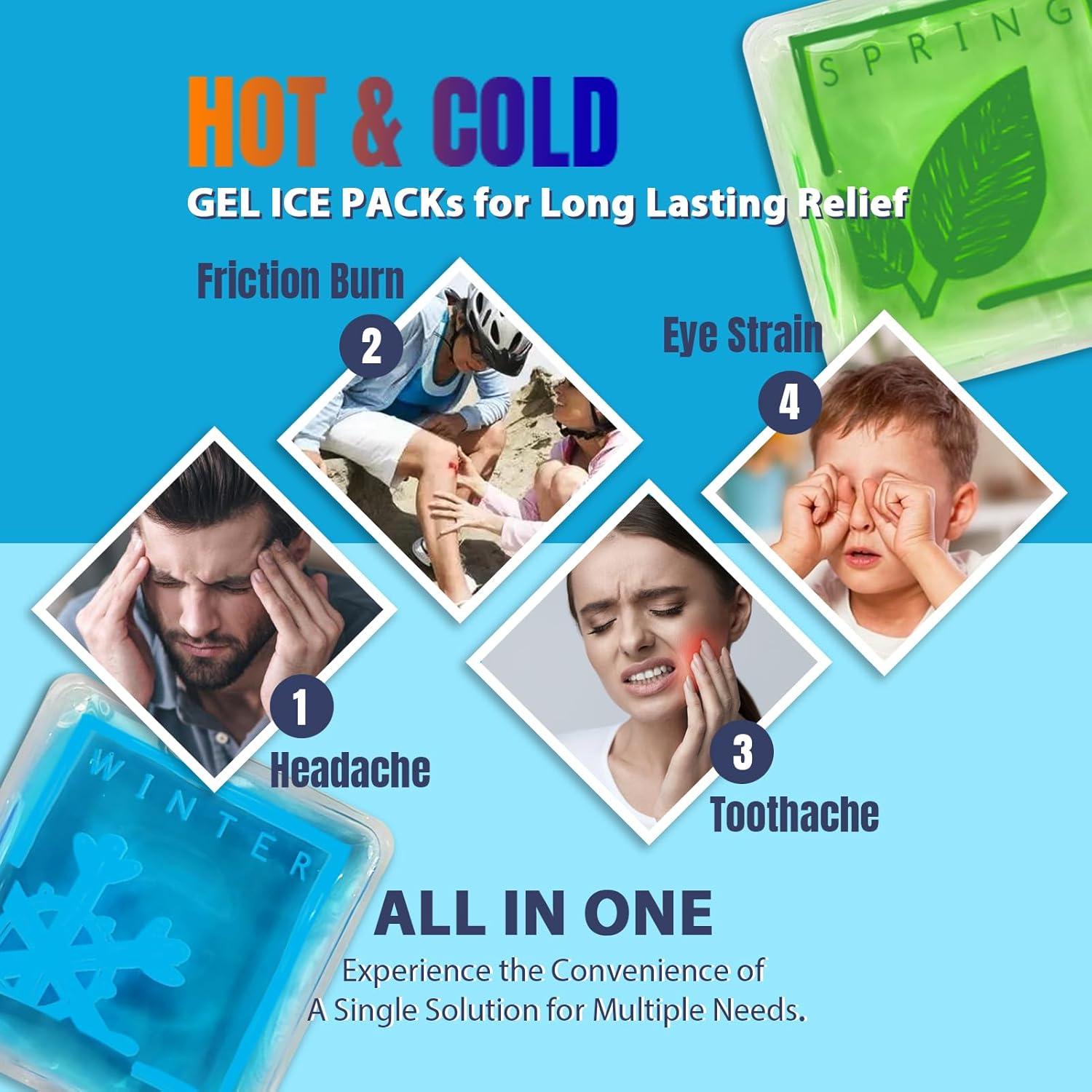 Paquete Frío Gel Soulagers 4 Estaciones para Lesiones