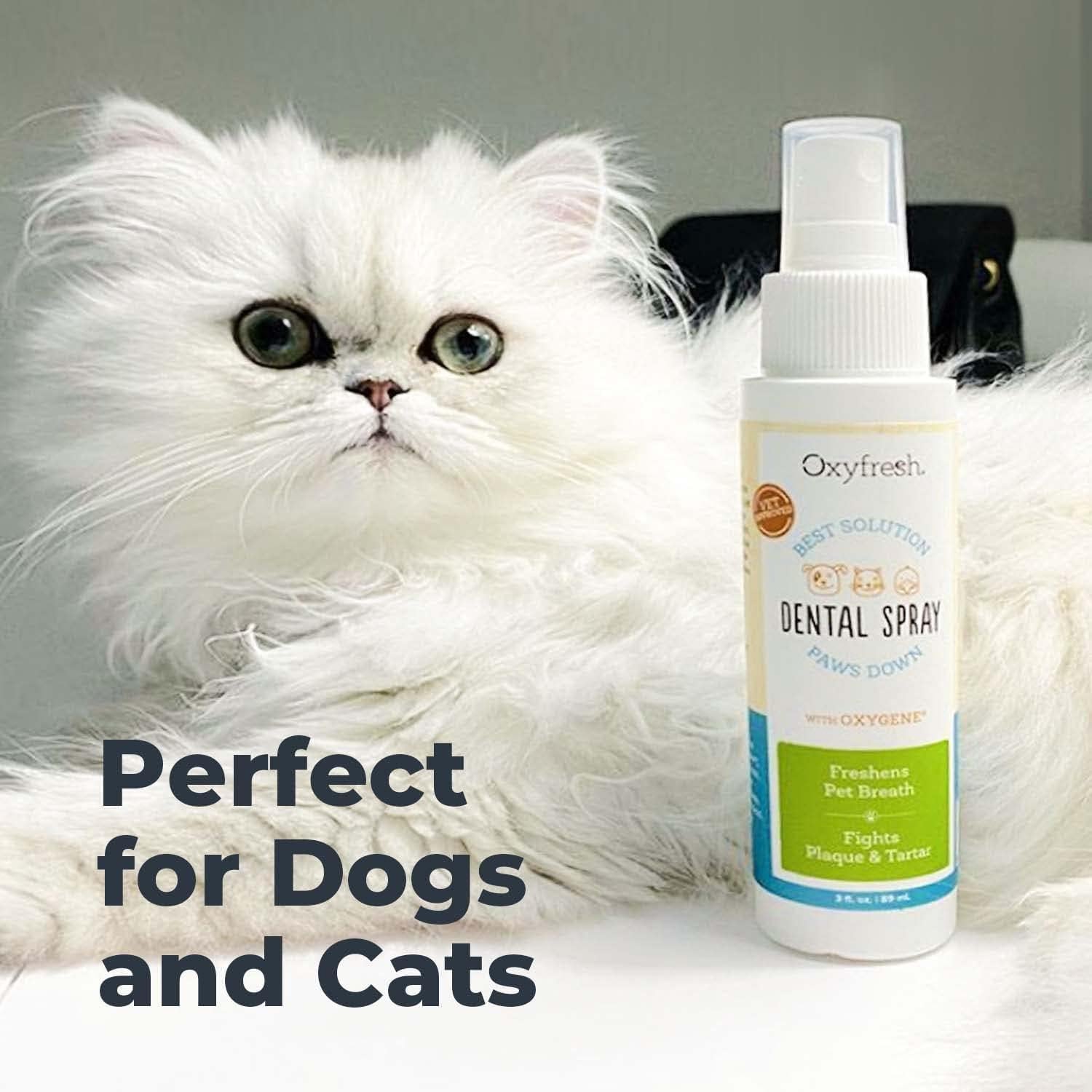 Spray Dental Oxyfresh 227g para Perros y Gatos - Aliento Fresco