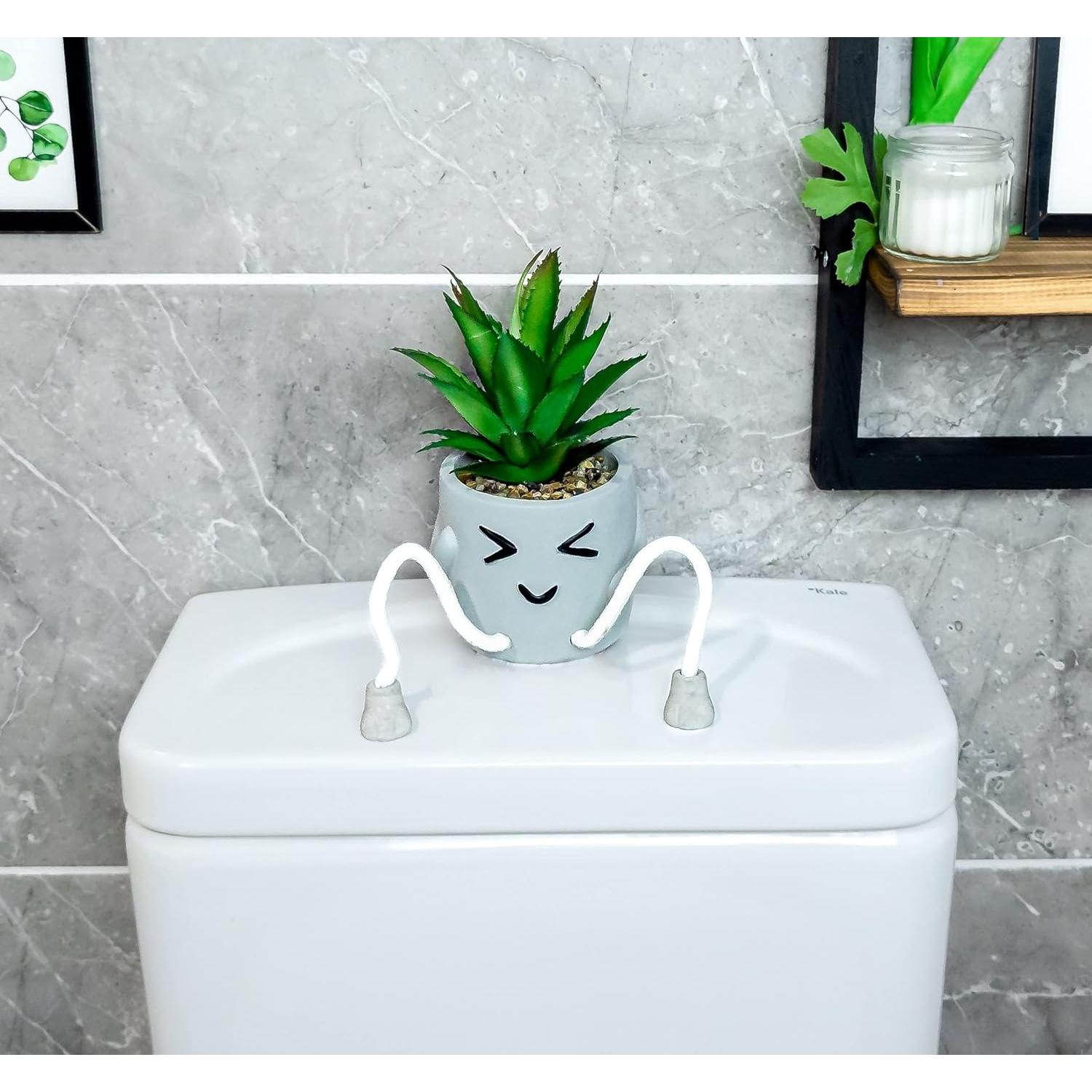 Suculentas Artificiales OLEEK - Set de 3 Macetas Decorativas