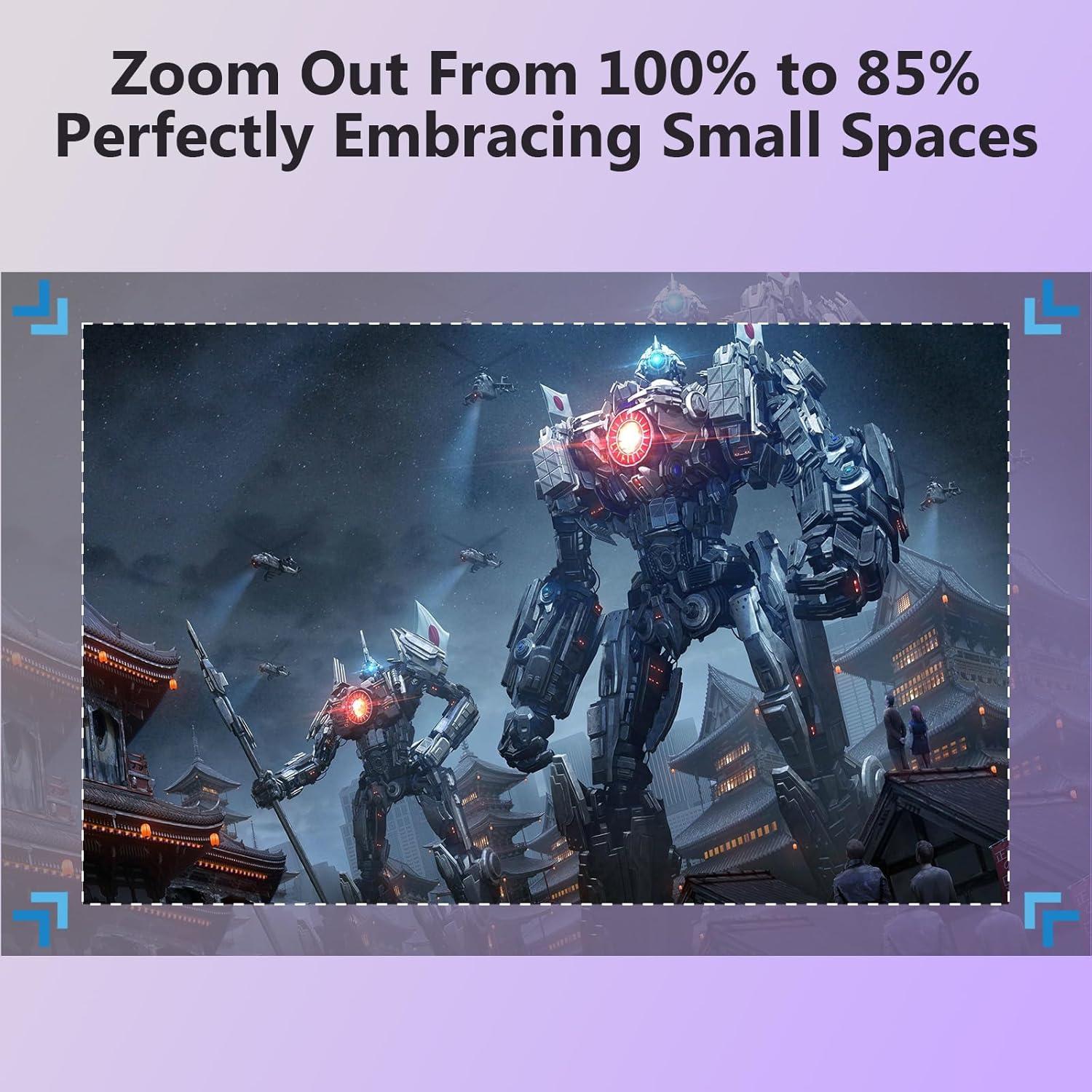 Proyector Portátil Sucetiho WiFi Bluetooth 720P 200"