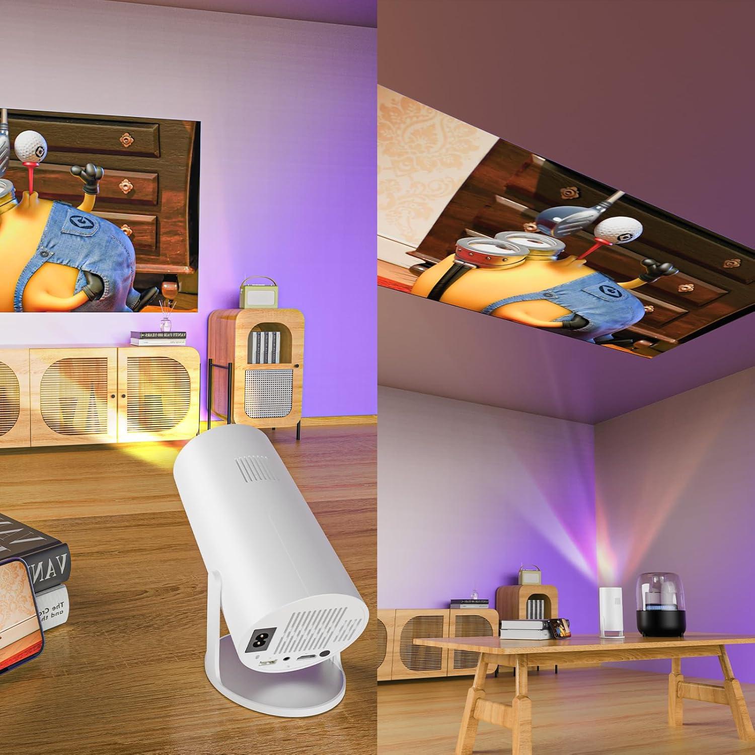 Proyector Portátil Sucetiho WiFi Bluetooth 720P 200"