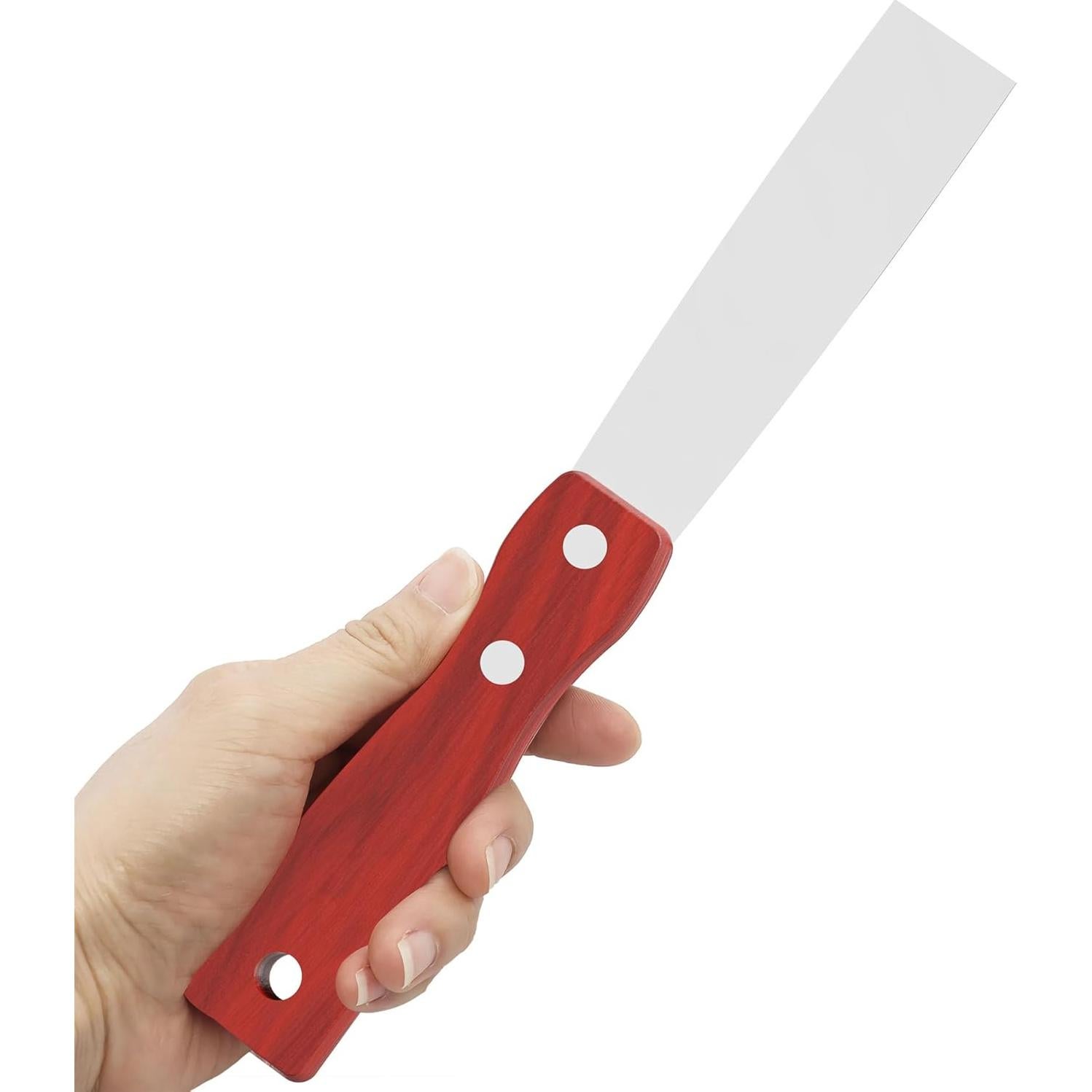 Espátula de Acero Inoxidable FOCMKEAS 2PCS 25mm para Masilla