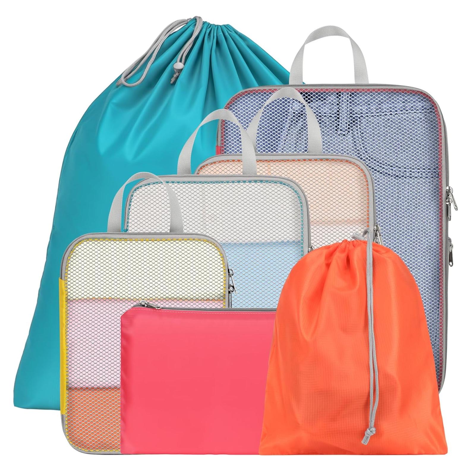 Cubos de Compresión Cambond 7 Set Multi-color para Viaje